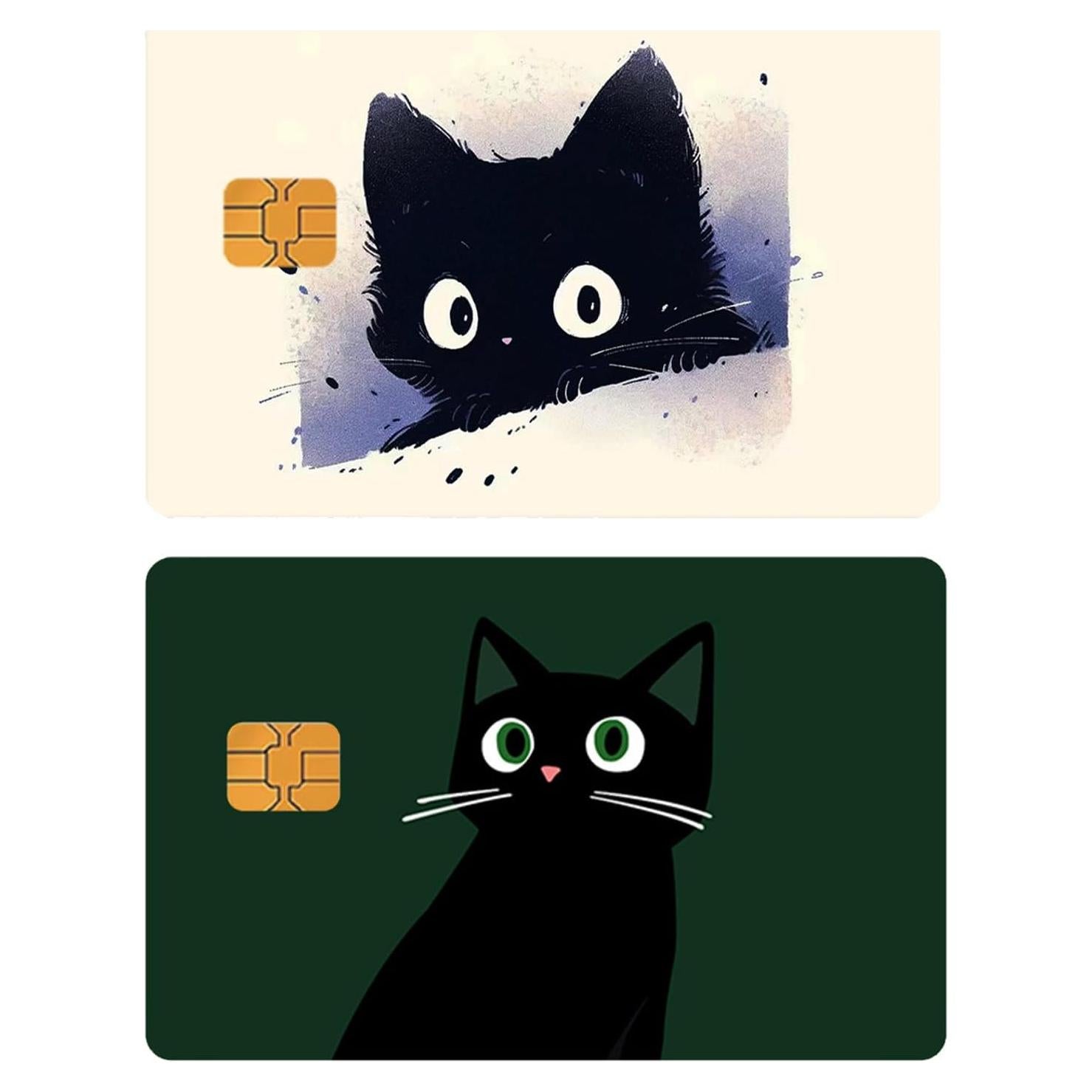 Conjunto de Fundas para Tarjetas LKMUPNR Gato 2 Piezas PVC