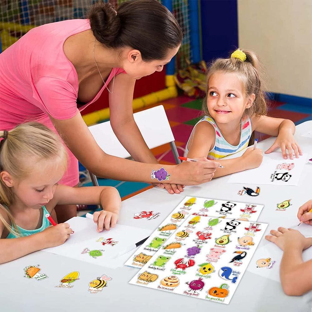 464 Pegatinas Divertidas FNGEEN para Niños - Motivacionales e Impermeables