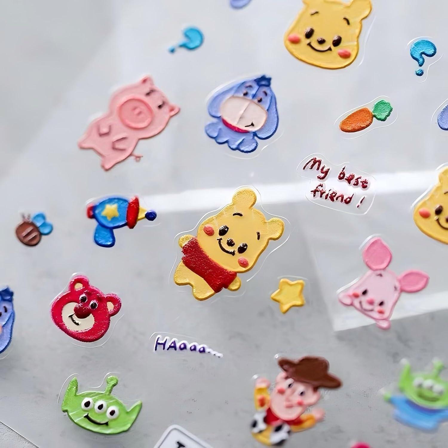 Calcomanías de Uñas Dedyel 5D Caricatura Adorables 8 Piezas