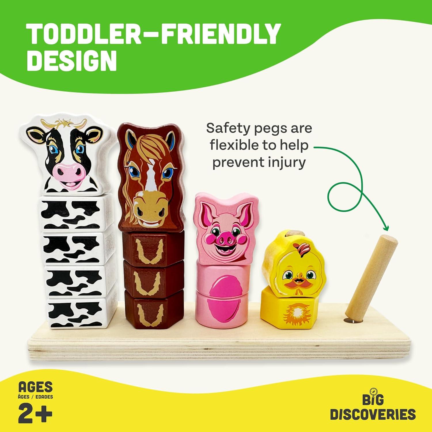 Apilador de Granja Sun Company 16 Bloques Educativos