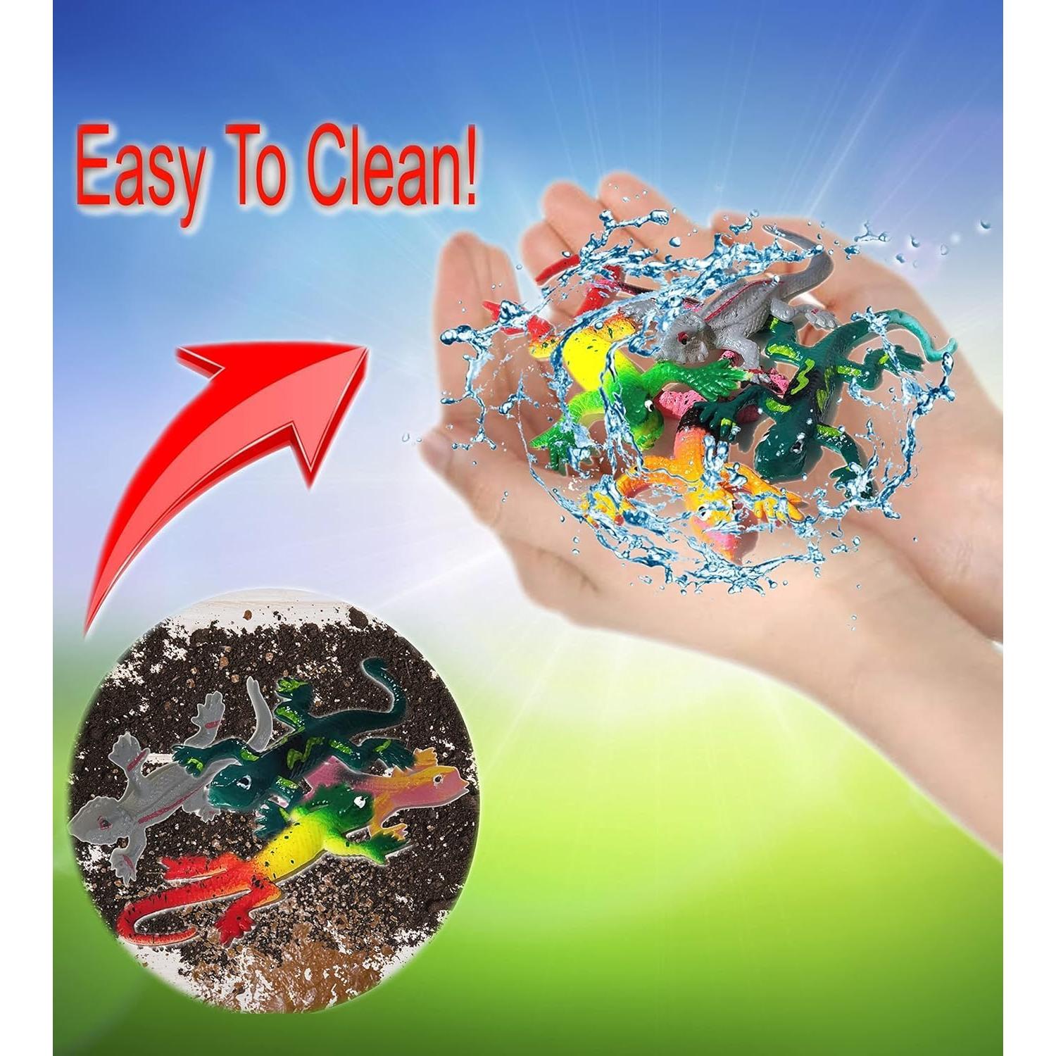 Pack de 24 Juguetes de Lagartijas Estirables UpBrands