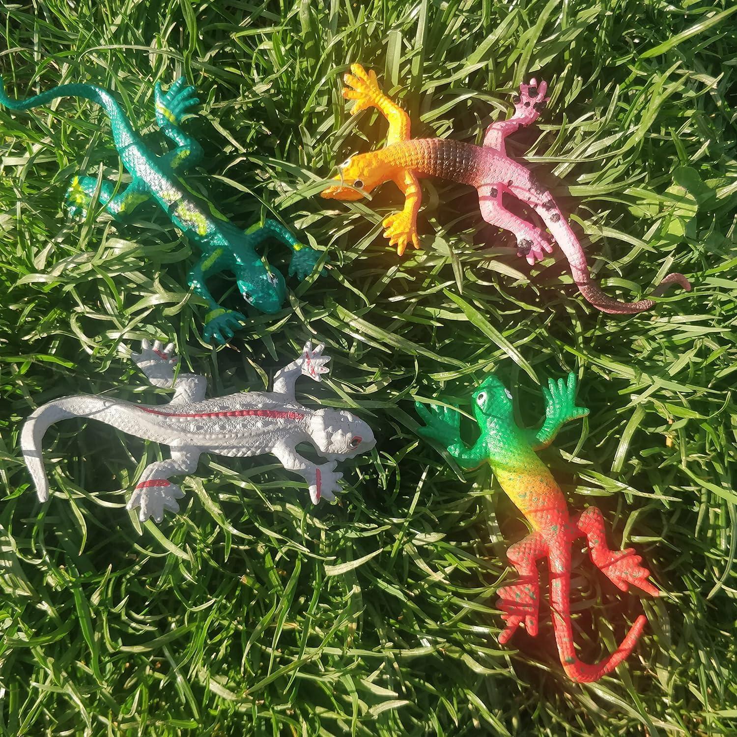 Pack de 24 Juguetes de Lagartijas Estirables UpBrands