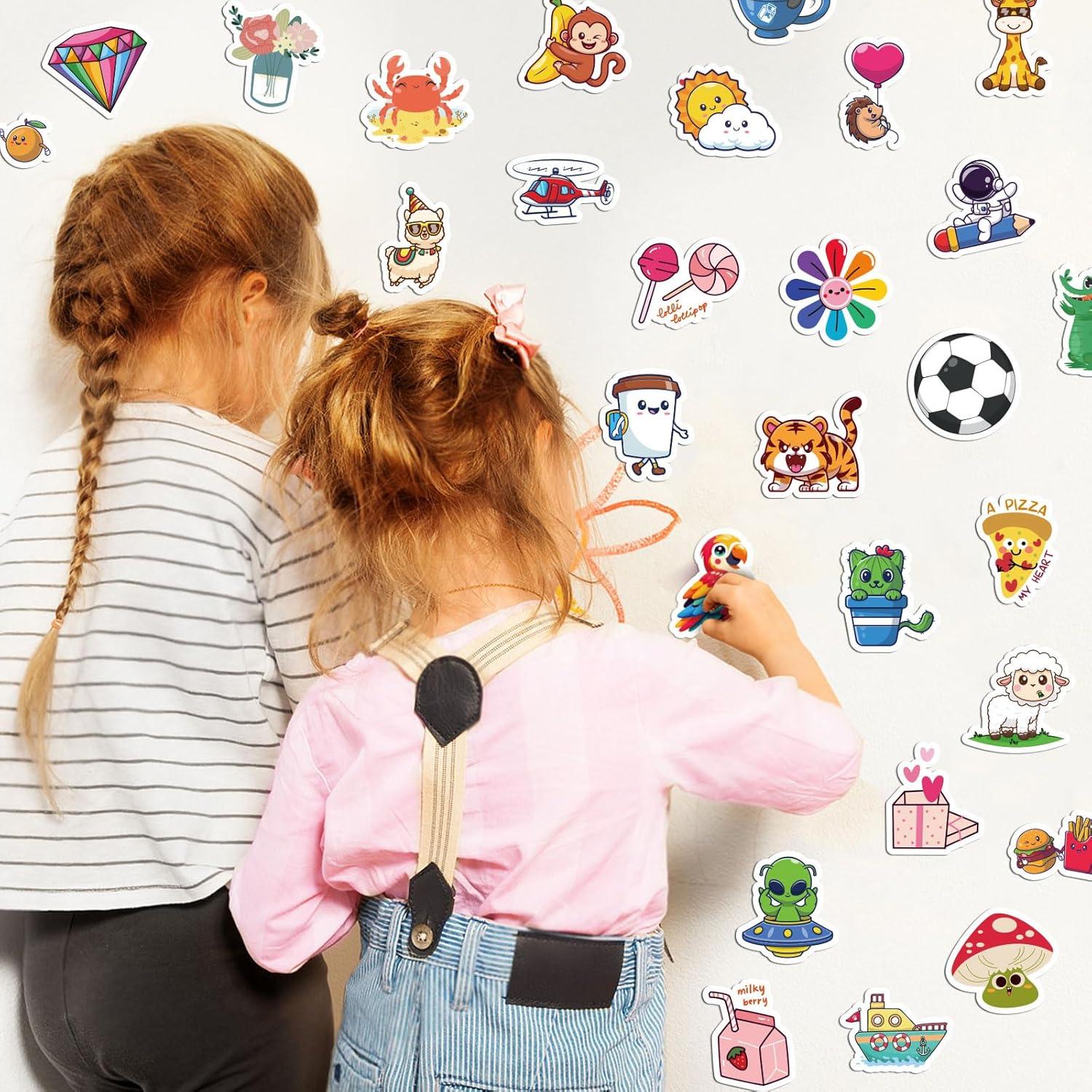 Calcomanías para Botellas de Agua ALODNY 200 Piezas Kawaii