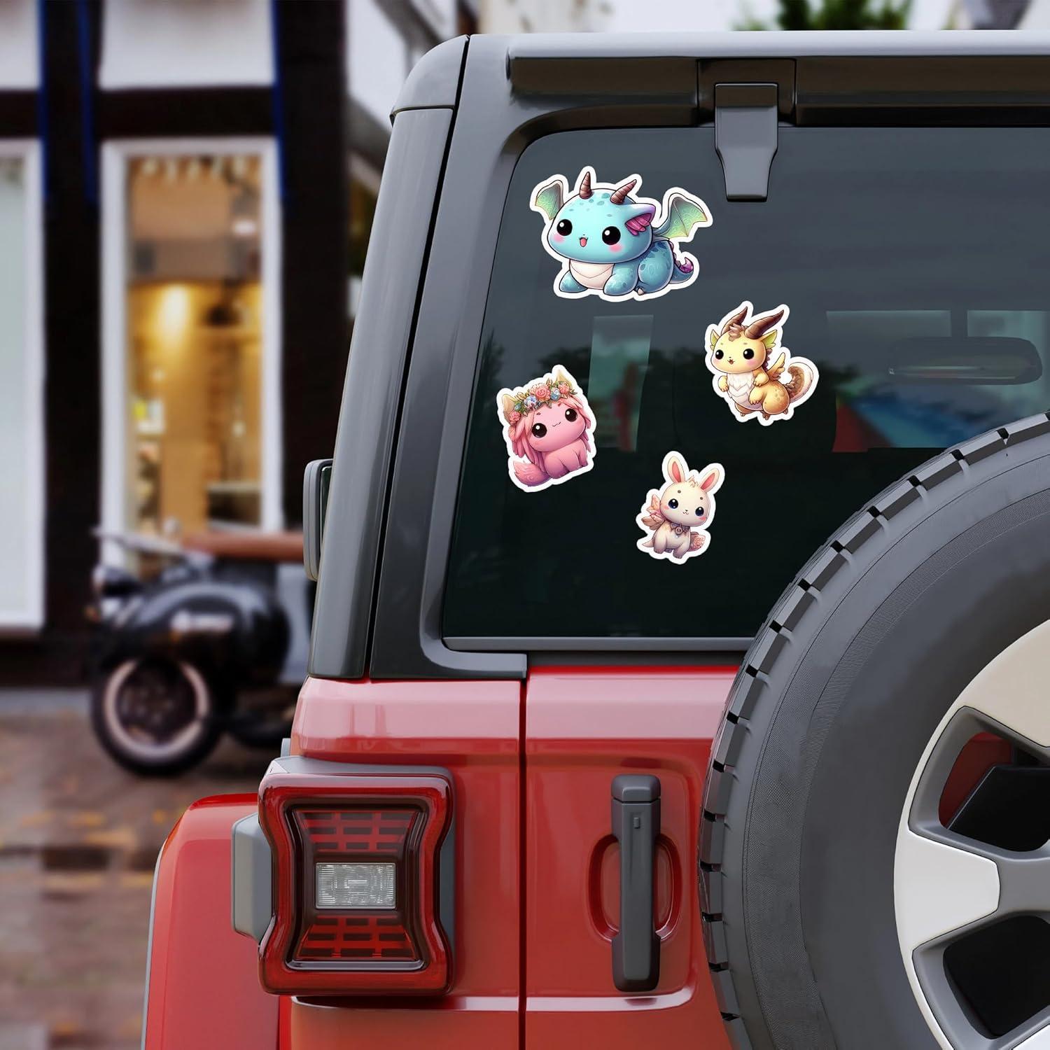 Pack 50 Pegatinas Kawaii de Vinilo Impermeables BIGZORO