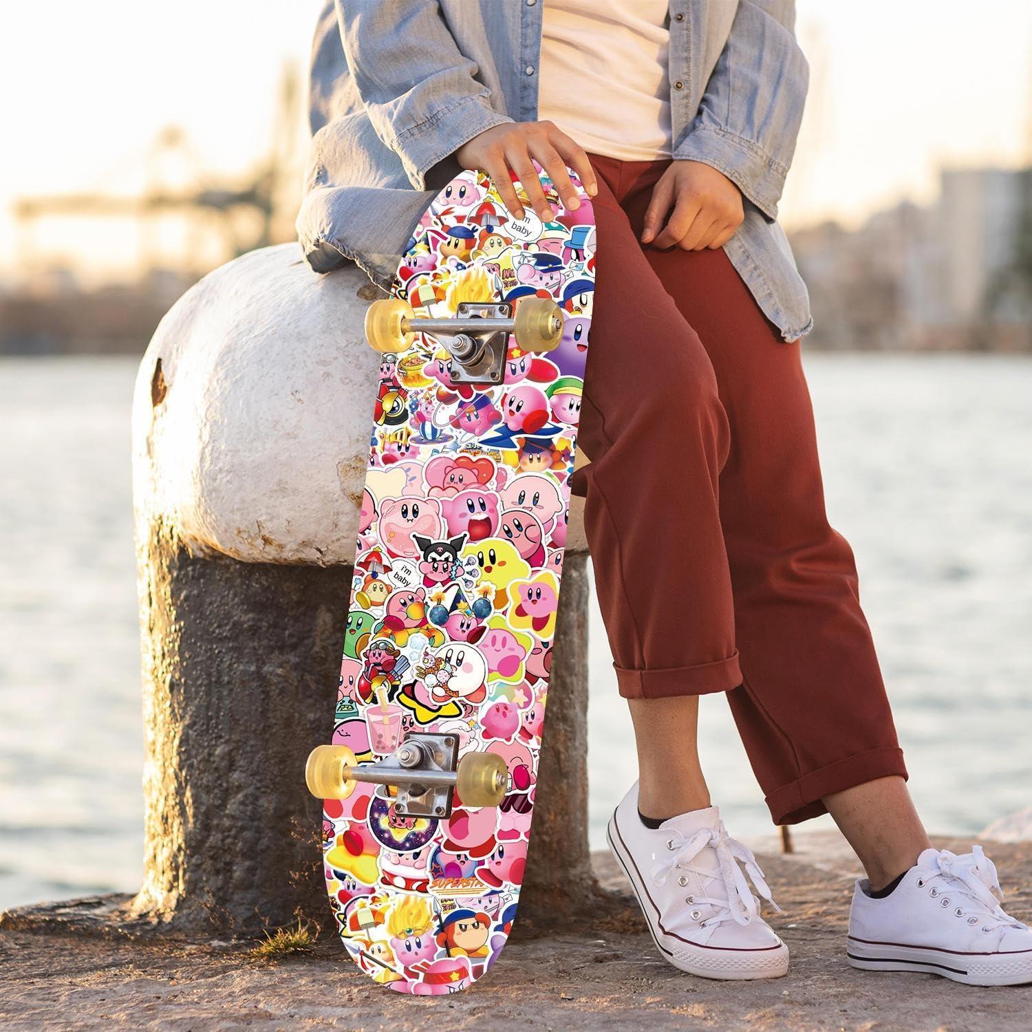 Pegatinas de Videojuego Kirby Babymiu 200 Pcs Impermeables