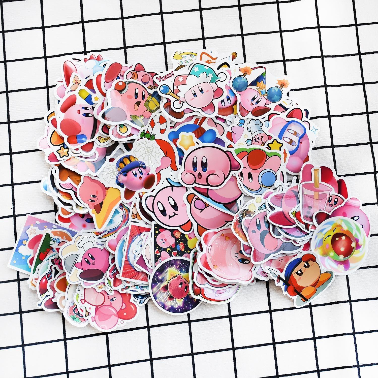 Pegatinas de Videojuego Kirby Babymiu 200 Pcs Impermeables