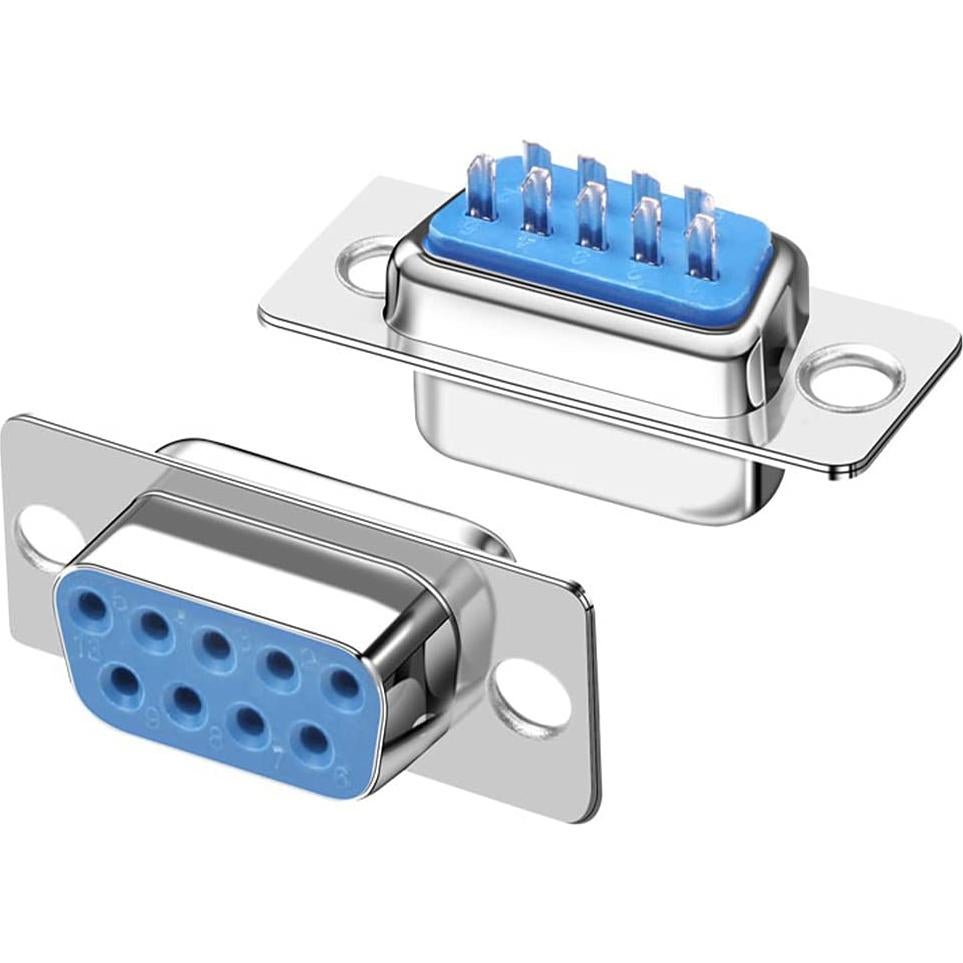 Conectores de Soldadura DB9 Macho y Hembra ANMBEST - 20 Piezas