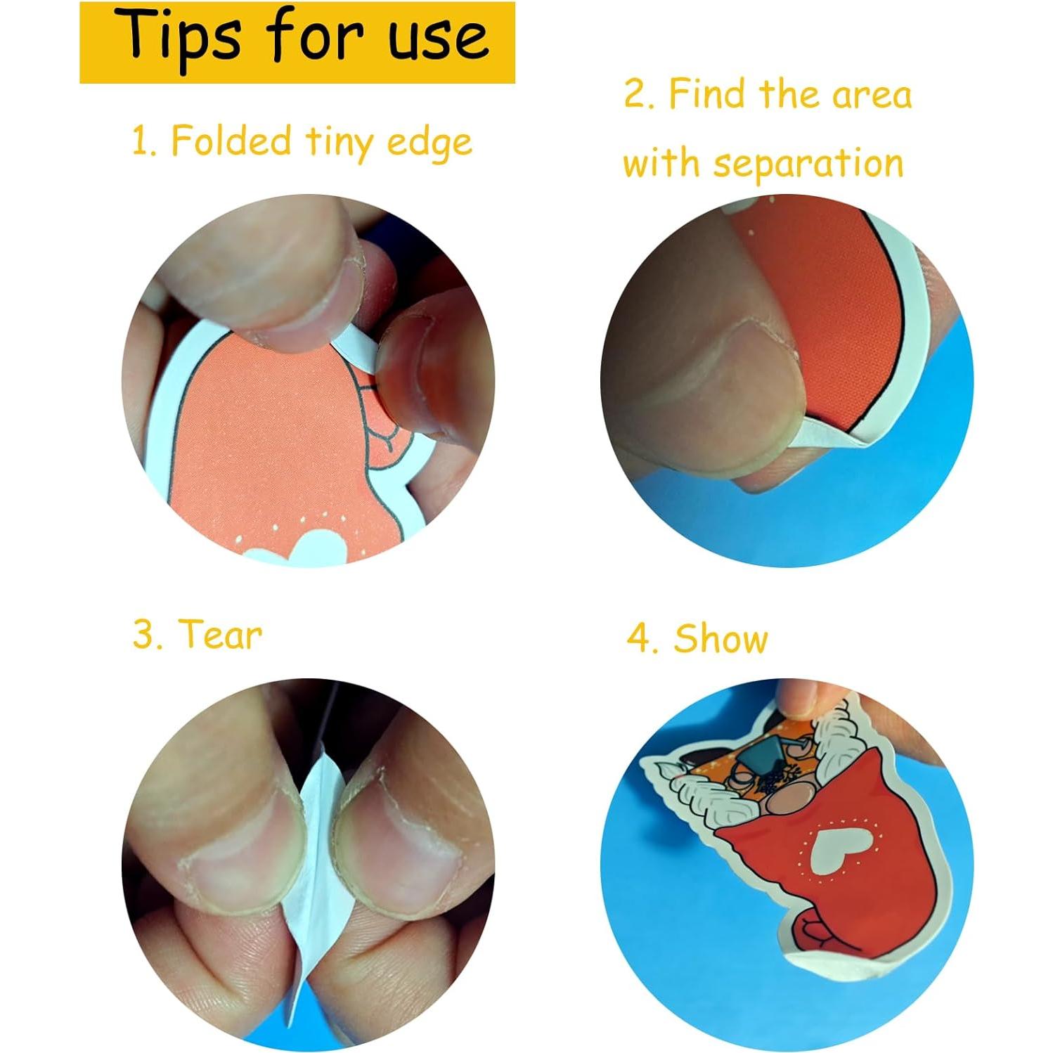 100 Stickers de Gnomos Fbowlsea para Decoración y Manualidades