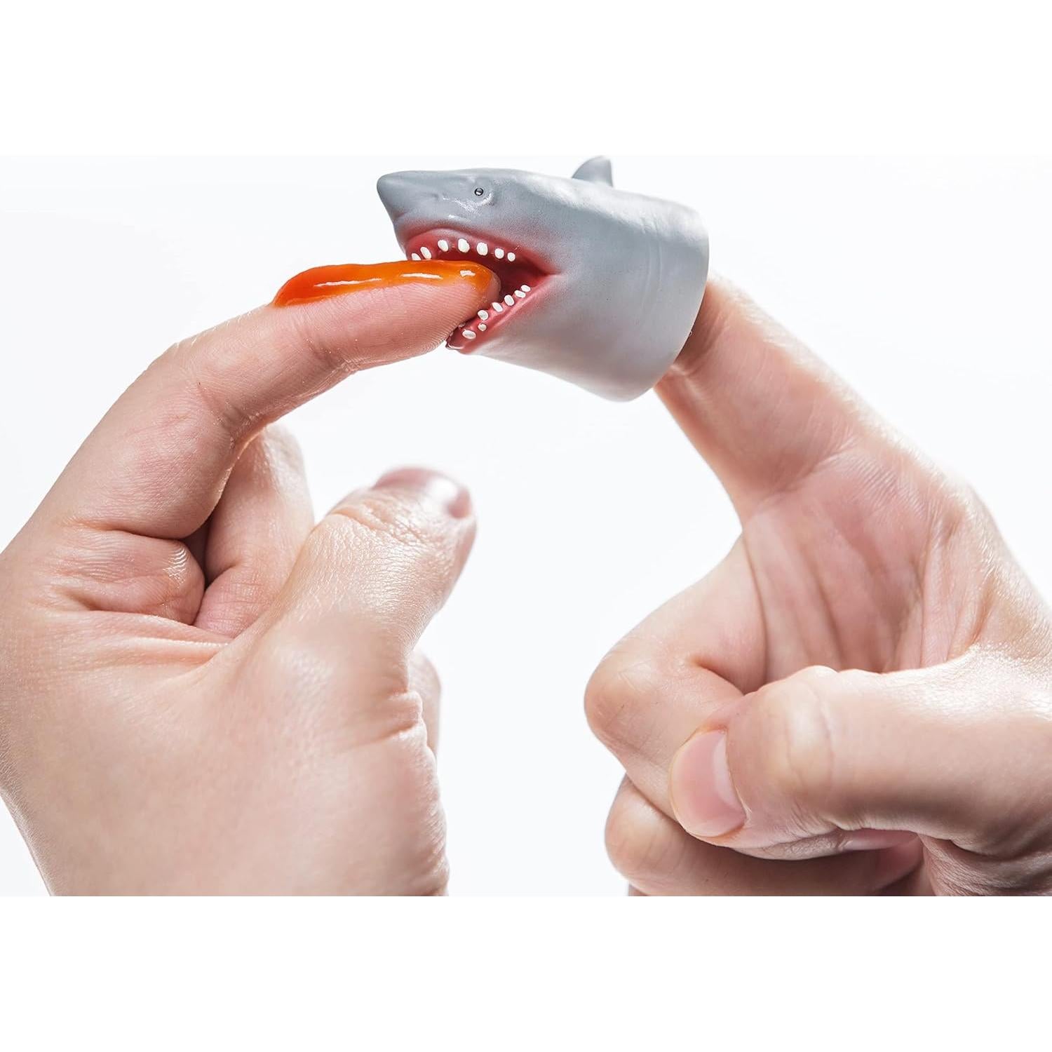 Conjunto de Marionetas de Dedos AQKILO Tiburón 10 Piezas