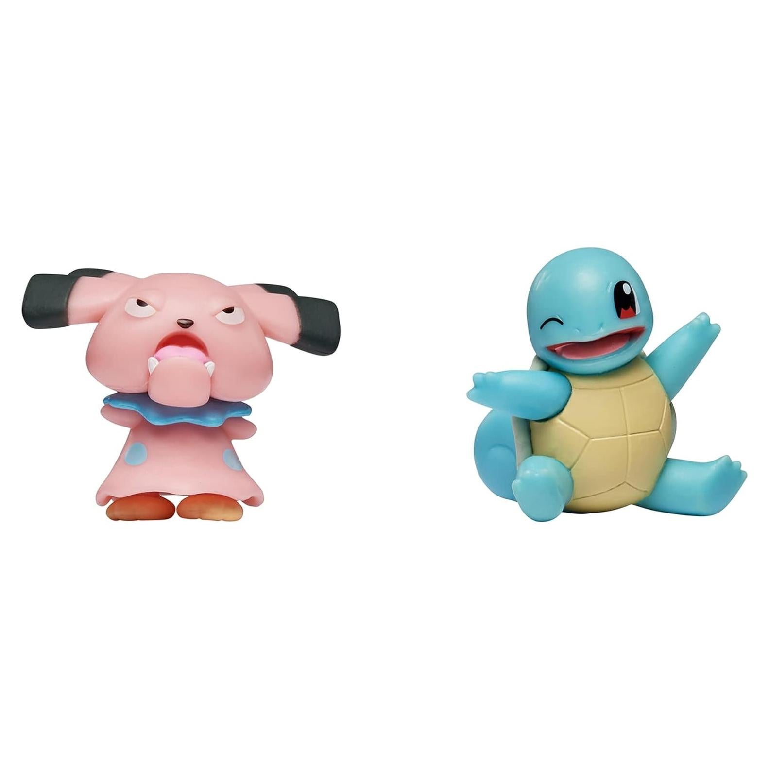Paquete de 2 Figuras de Batalla Squirtle y Snubbull