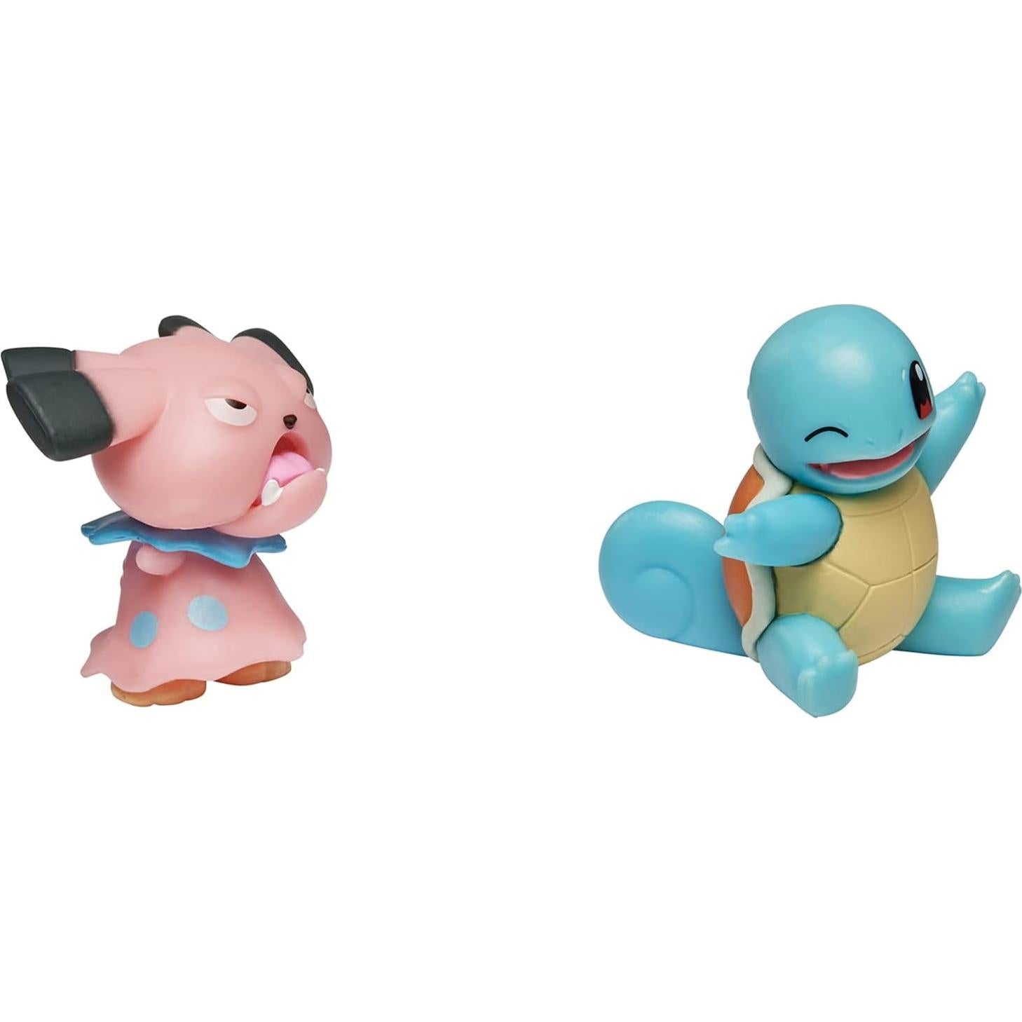 Paquete de 2 Figuras de Batalla Squirtle y Snubbull