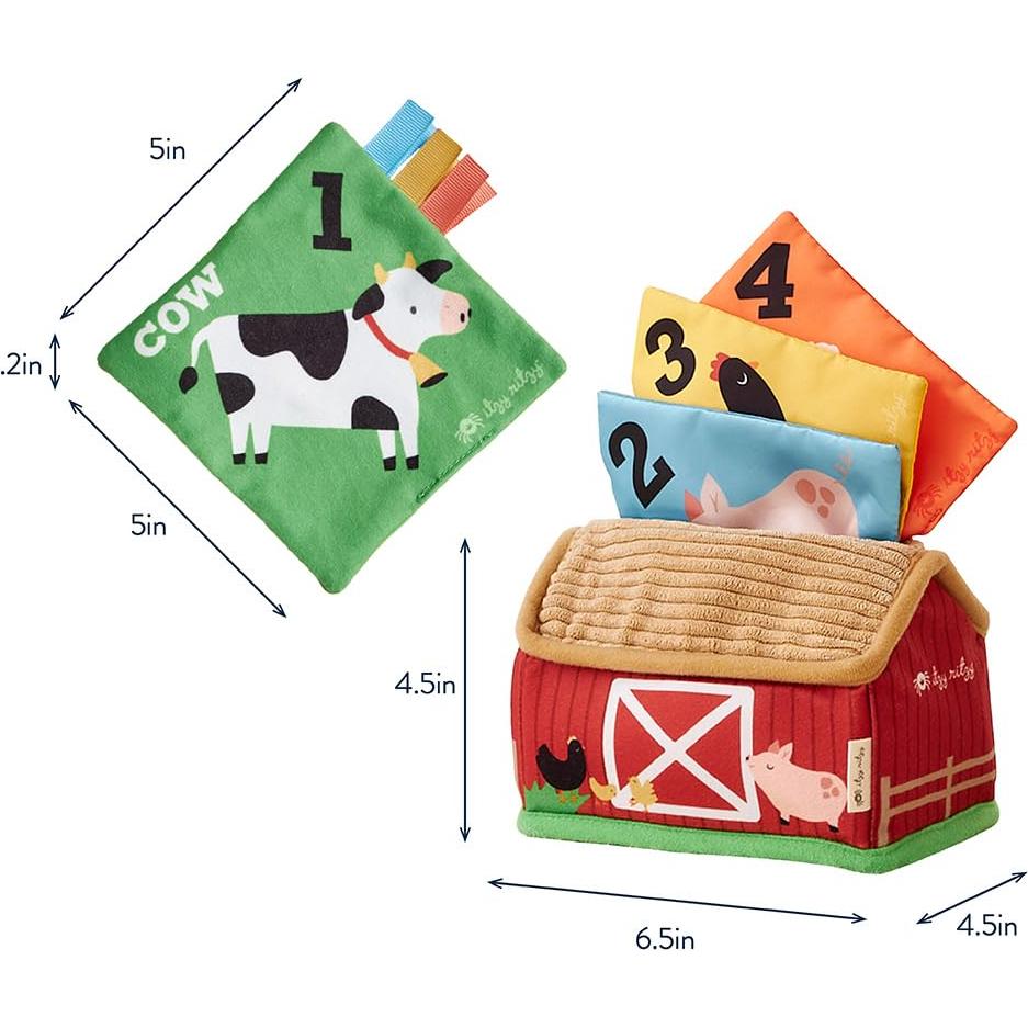 Pañuelos Sensoriales Itzy Ritzy Granja - 4 Piezas Educativas