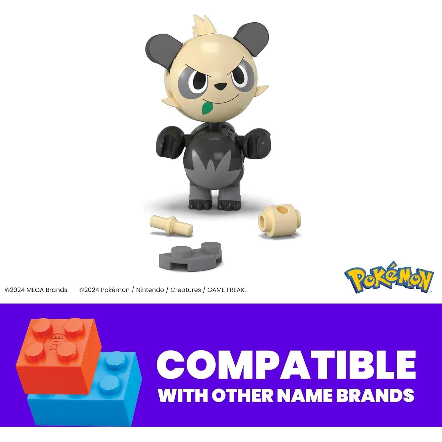 Kit de Construcción MEGA Pokémon Pancham - 26 Piezas para Niños