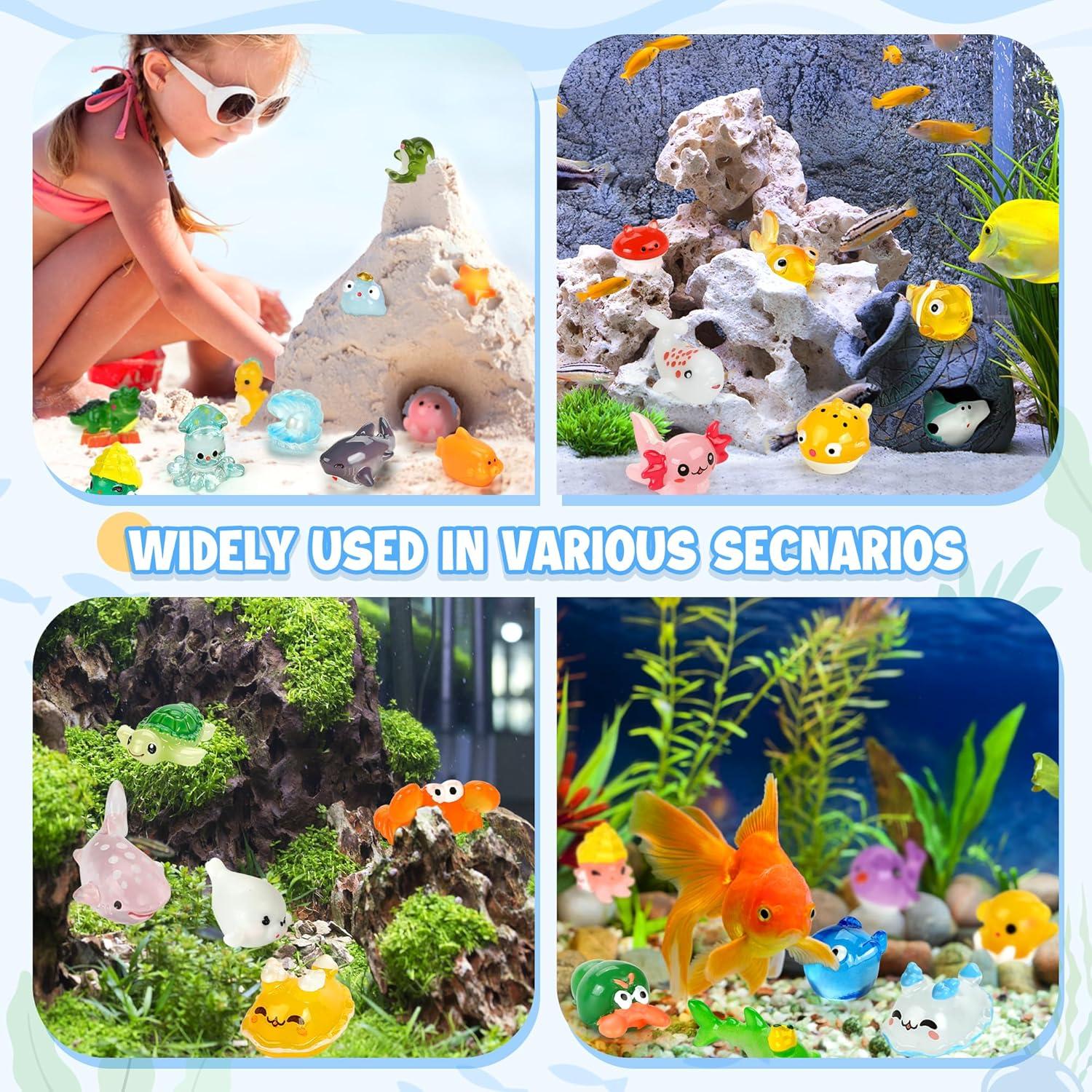 38 Figuras de Animales Marinos WEIZEW para Decoración