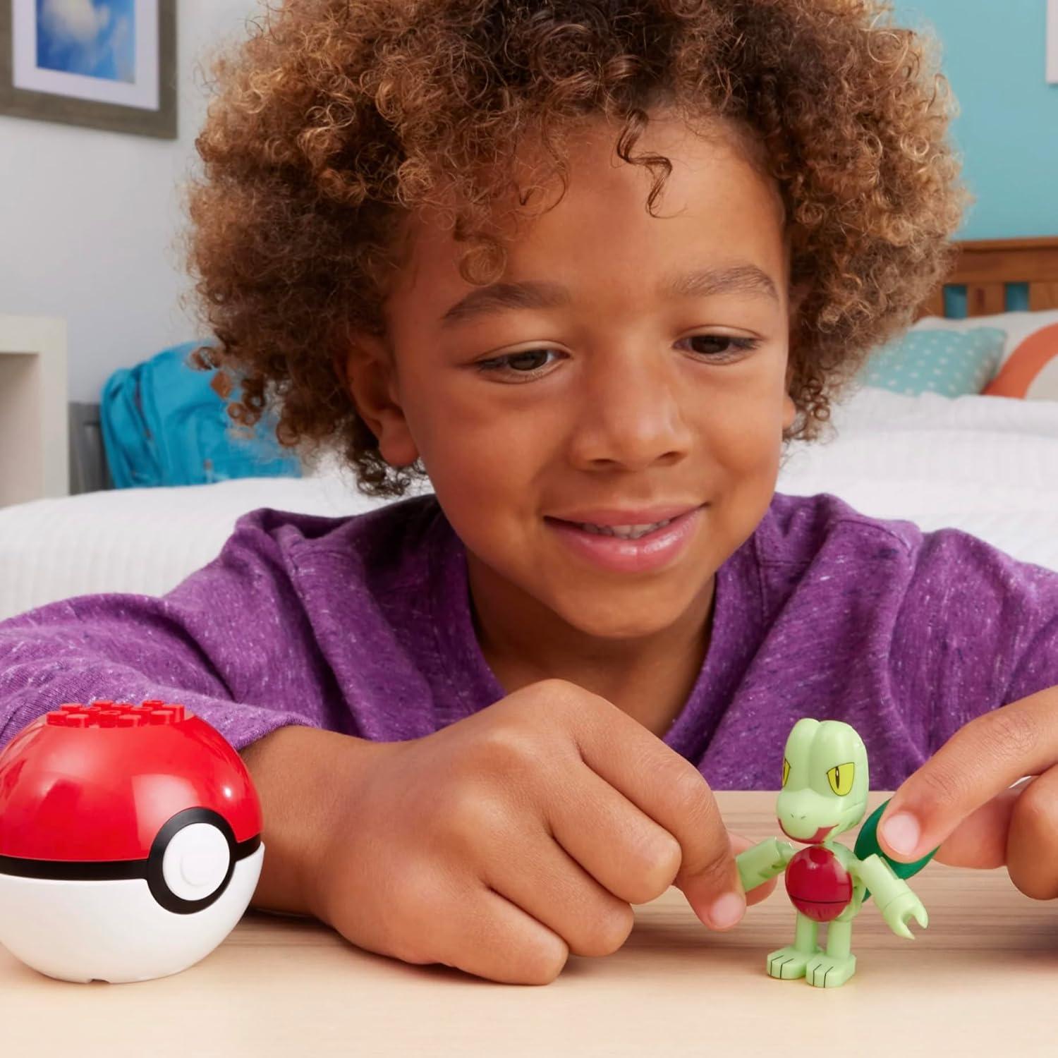 Kit de Construcción Pokémon Treecko MEGA 22 Piezas para Niños