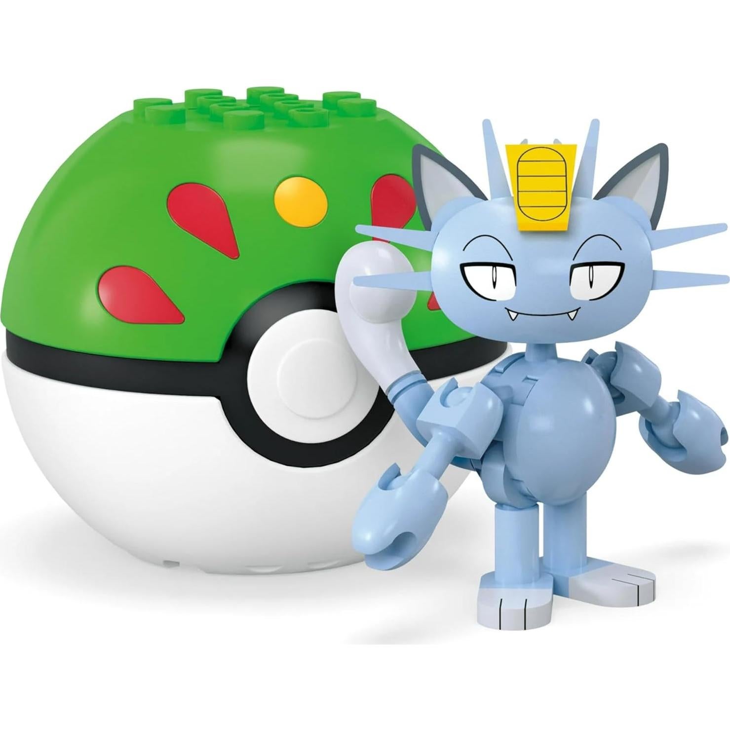 Kit de Construcción MEGA Pokémon Alolan Meowth 28 Piezas