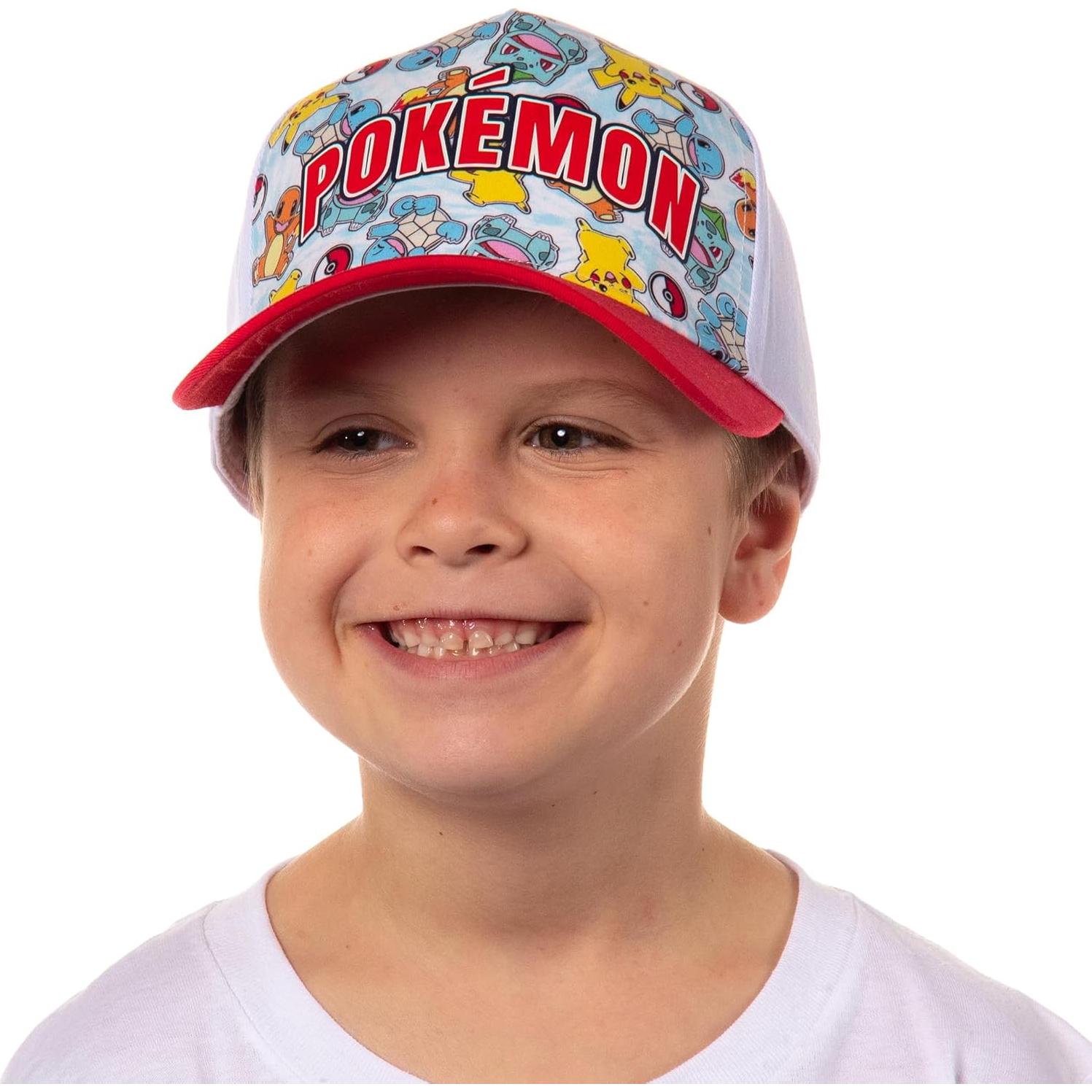 Gorra Trucker Snapback Pokemon para Jóvenes OSFM Multicolor