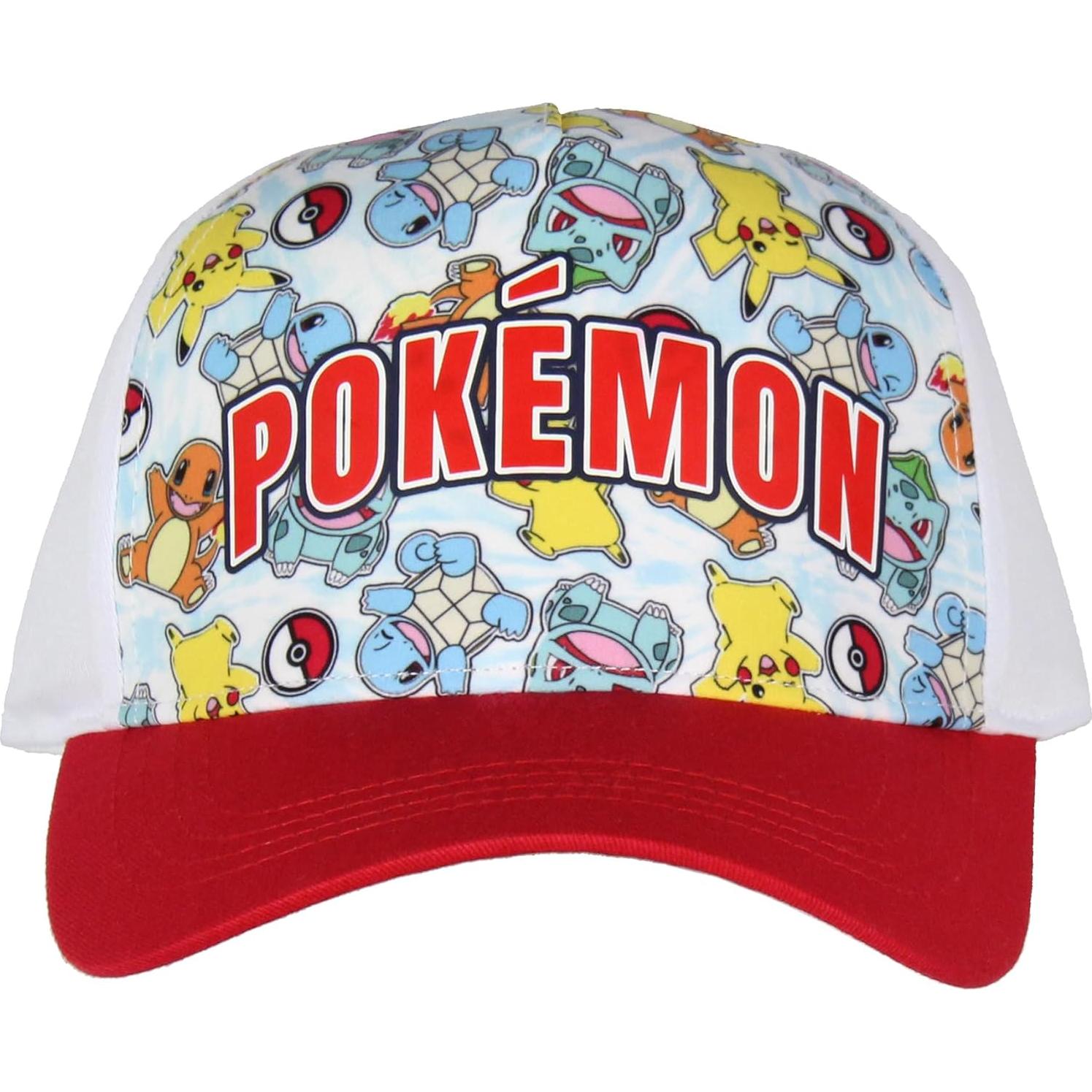 Gorra Trucker Snapback Pokemon para Jóvenes OSFM Multicolor
