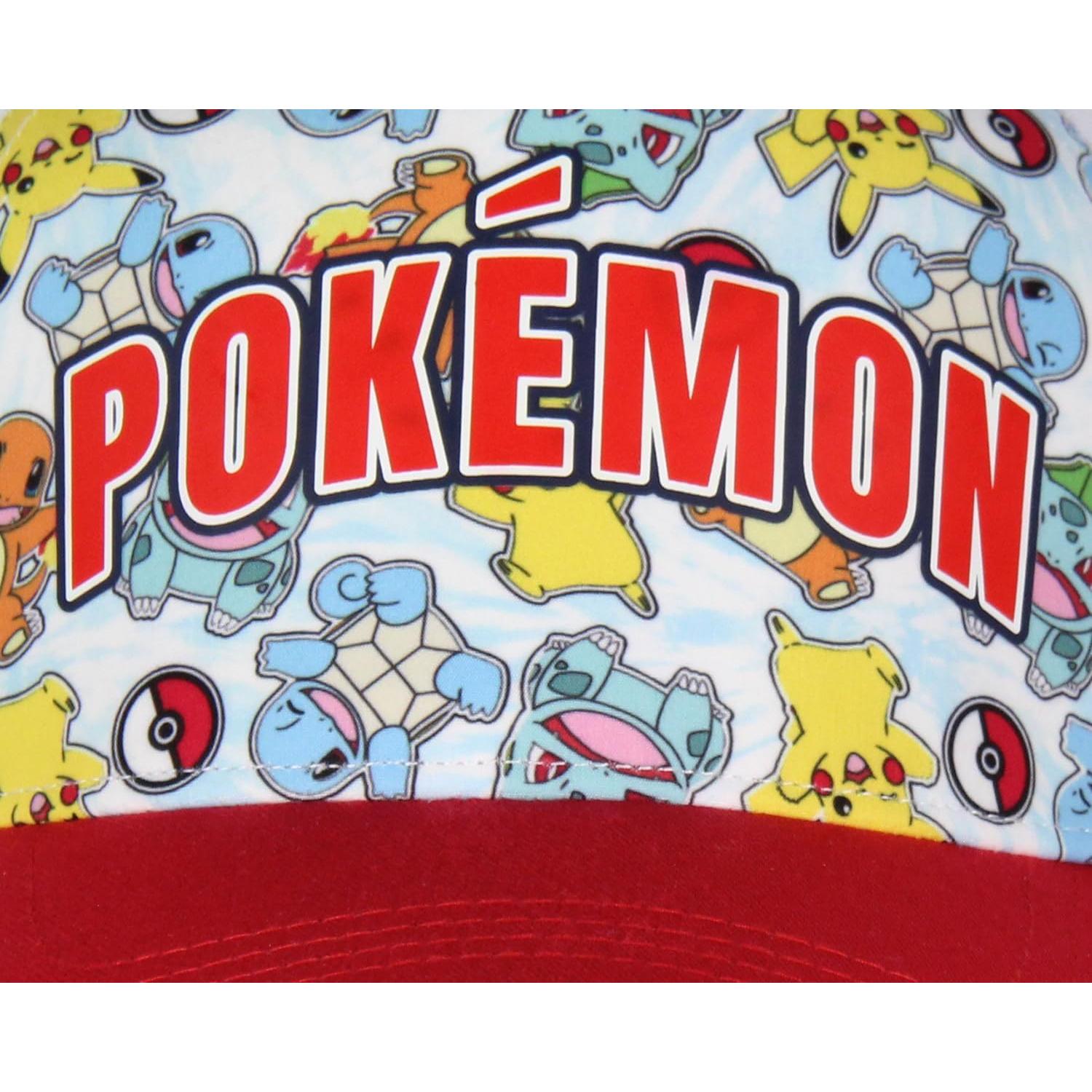 Gorra Trucker Snapback Pokemon para Jóvenes OSFM Multicolor