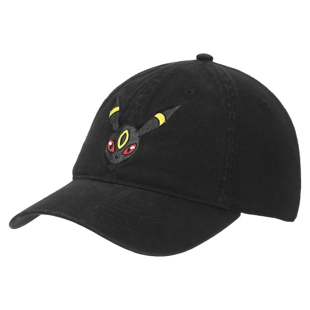 Gorra de béisbol negra Pokémon Umbreon ajustable