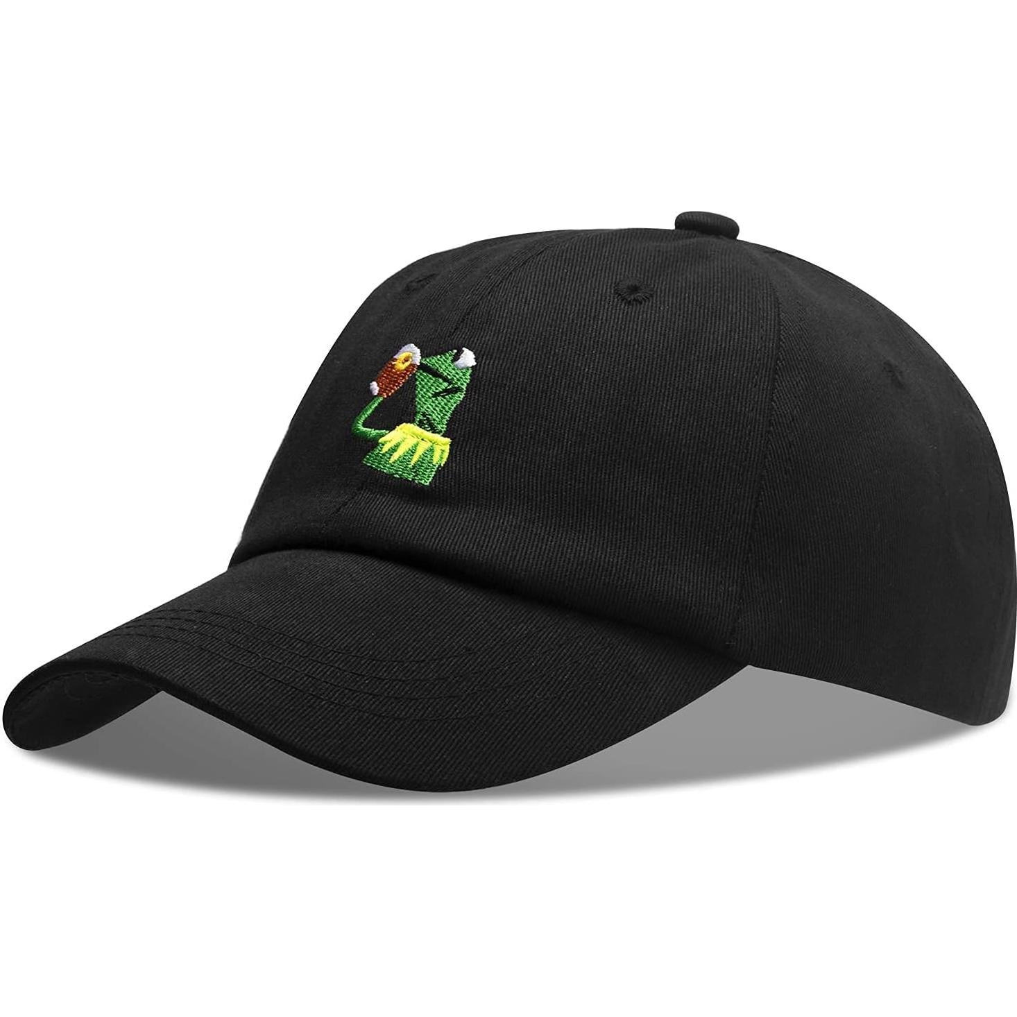 Gorra de béisbol ajustable Kermit la rana unisex 100% algodón