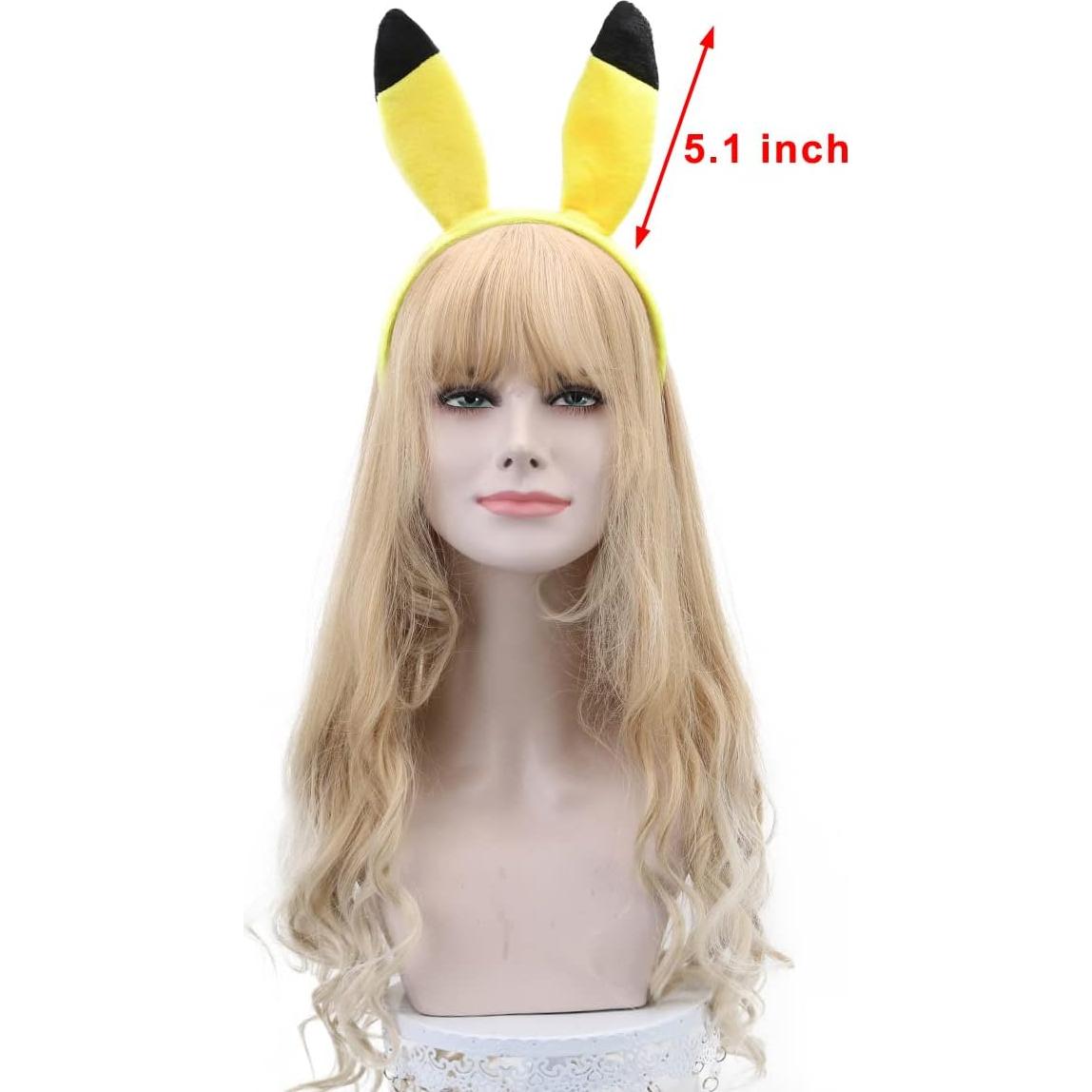 Diadema de Oídos de Caricatura Amarillos HODRME - Franela Suave