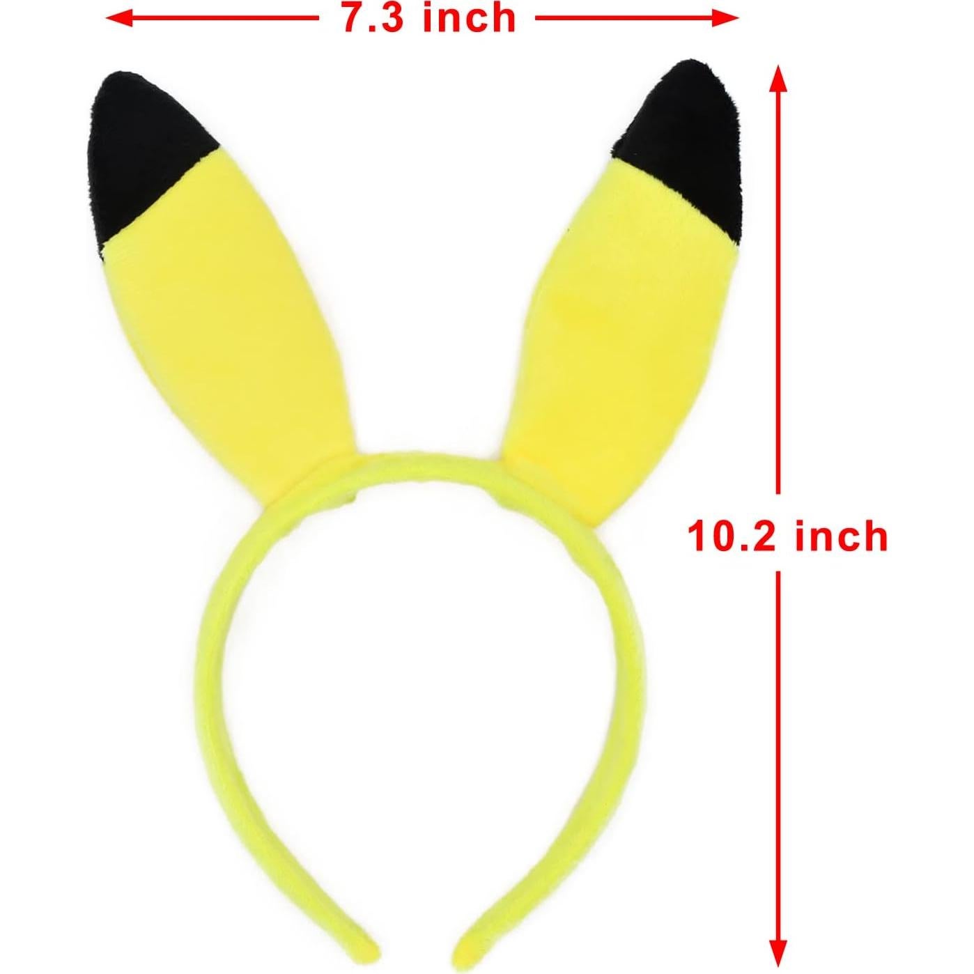 Diadema de Oídos de Caricatura Amarillos HODRME - Franela Suave