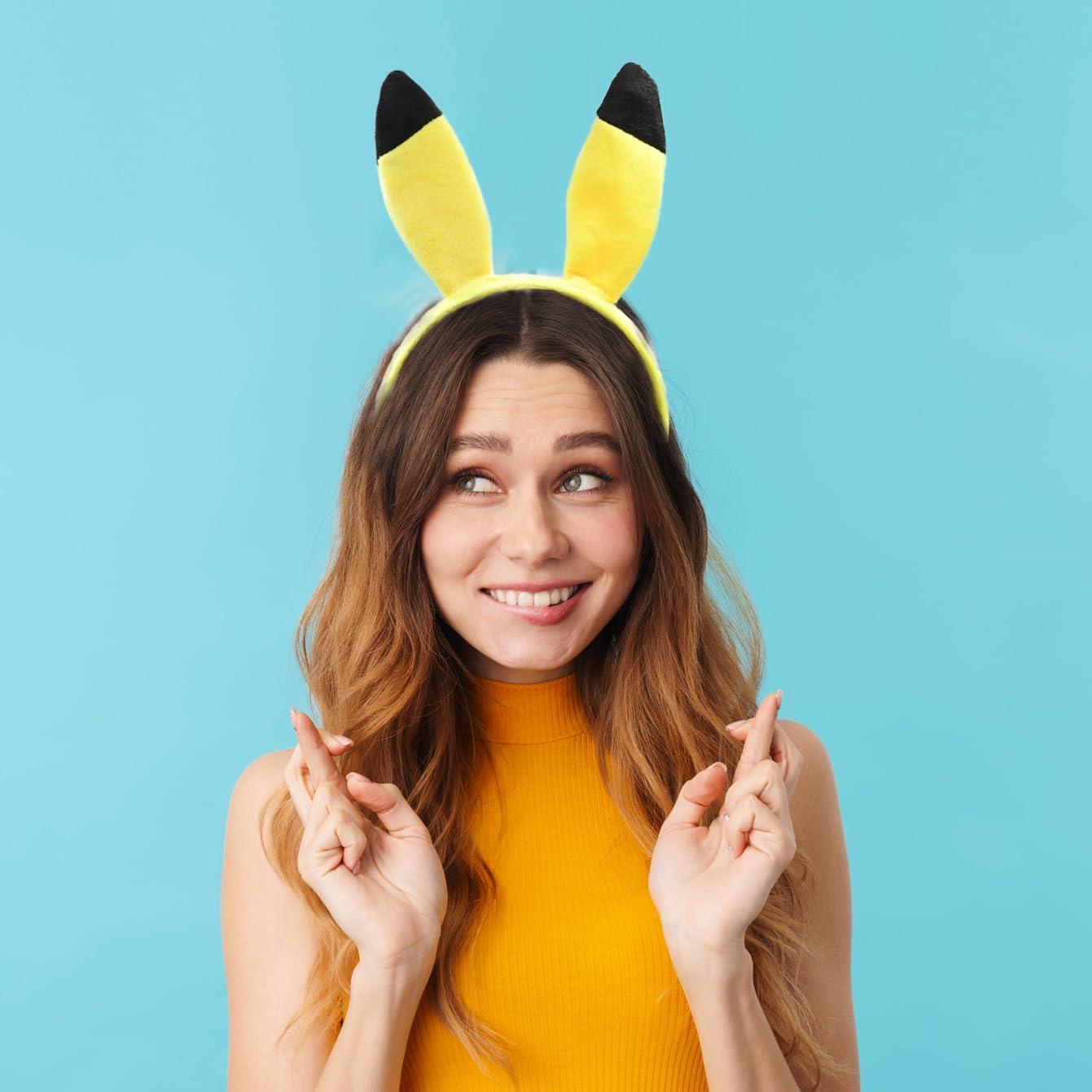 Diadema de Oídos de Caricatura Amarillos HODRME - Franela Suave