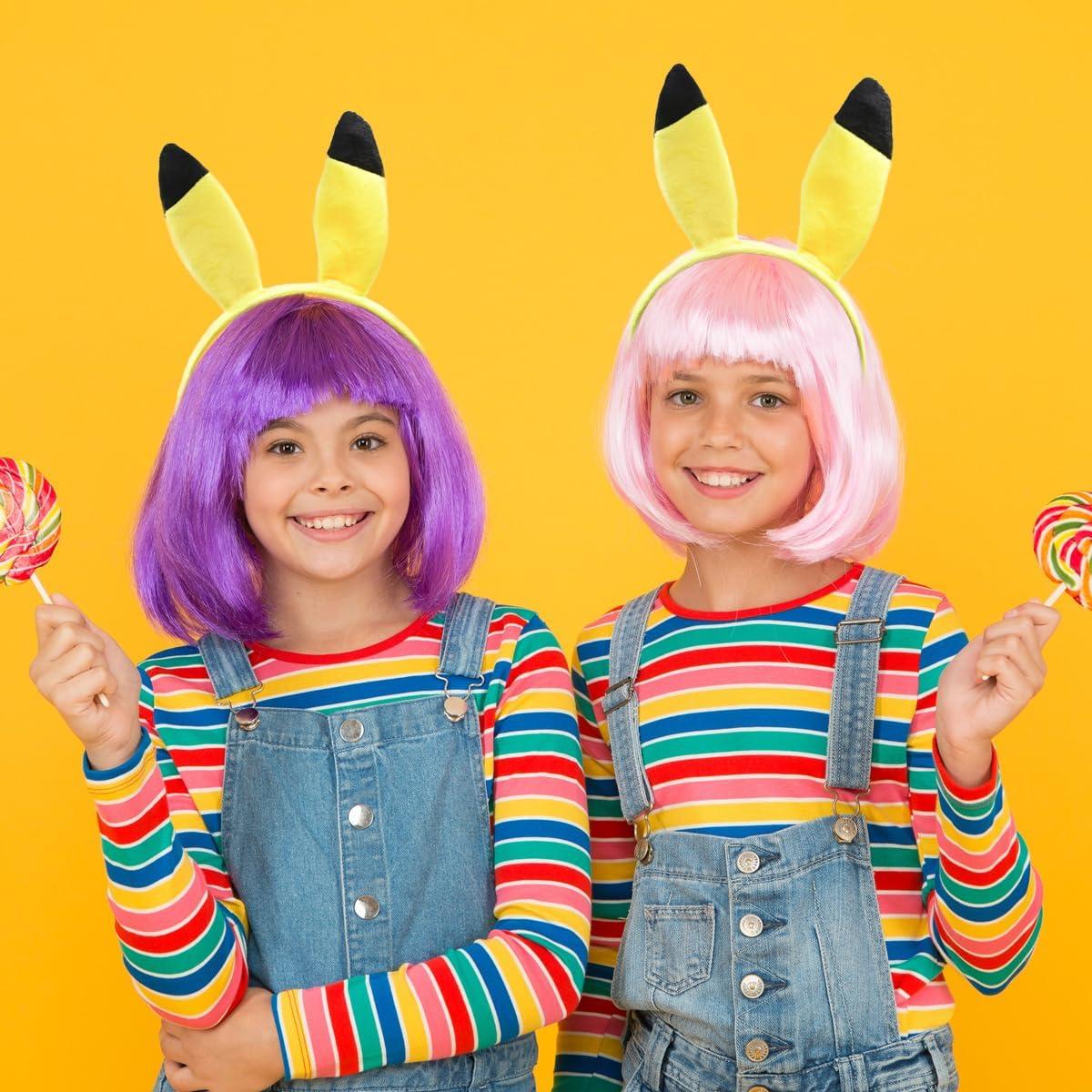 Diadema de Oídos de Caricatura Amarillos HODRME - Franela Suave