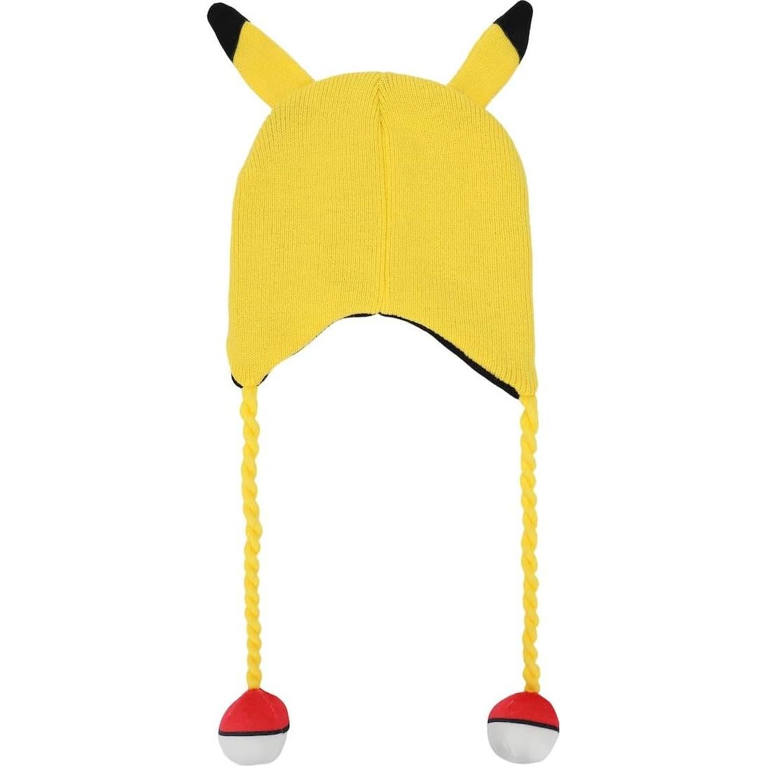 Gorra Laplander Bioworld Pikachu con Borlas de Pokeball
