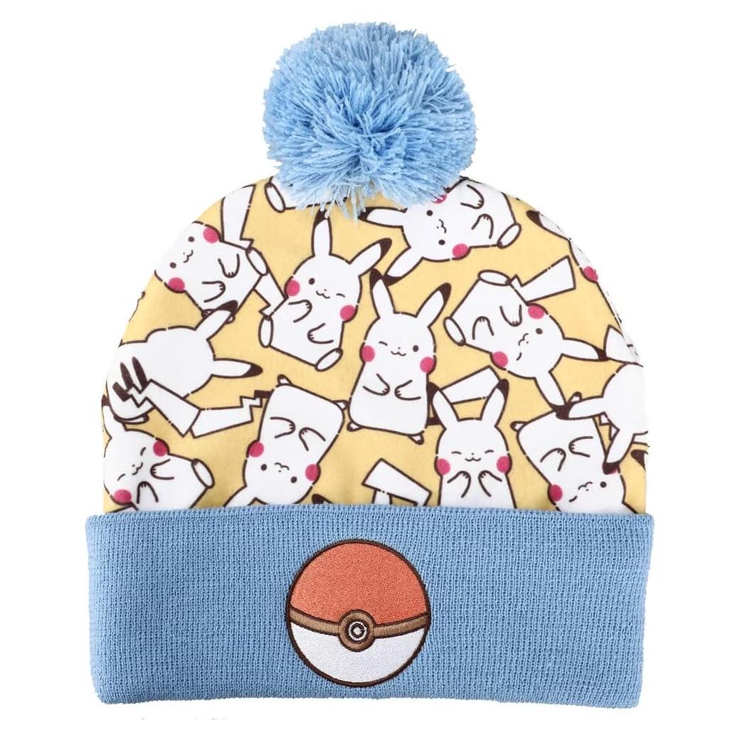 Gorro de Tejer Bioworld Pikachu Unisex Amarillo 100% Poliester