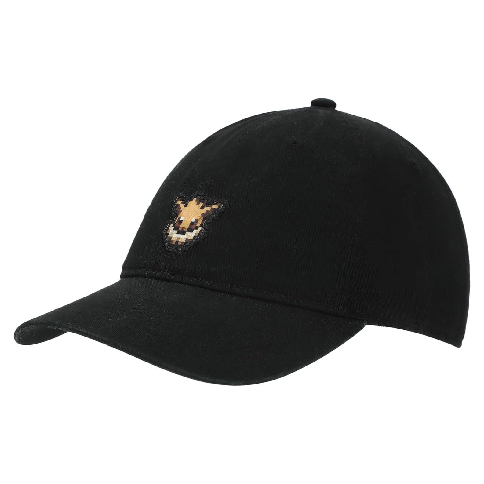 Gorra de béisbol negra Eevee Pokémon ajustable