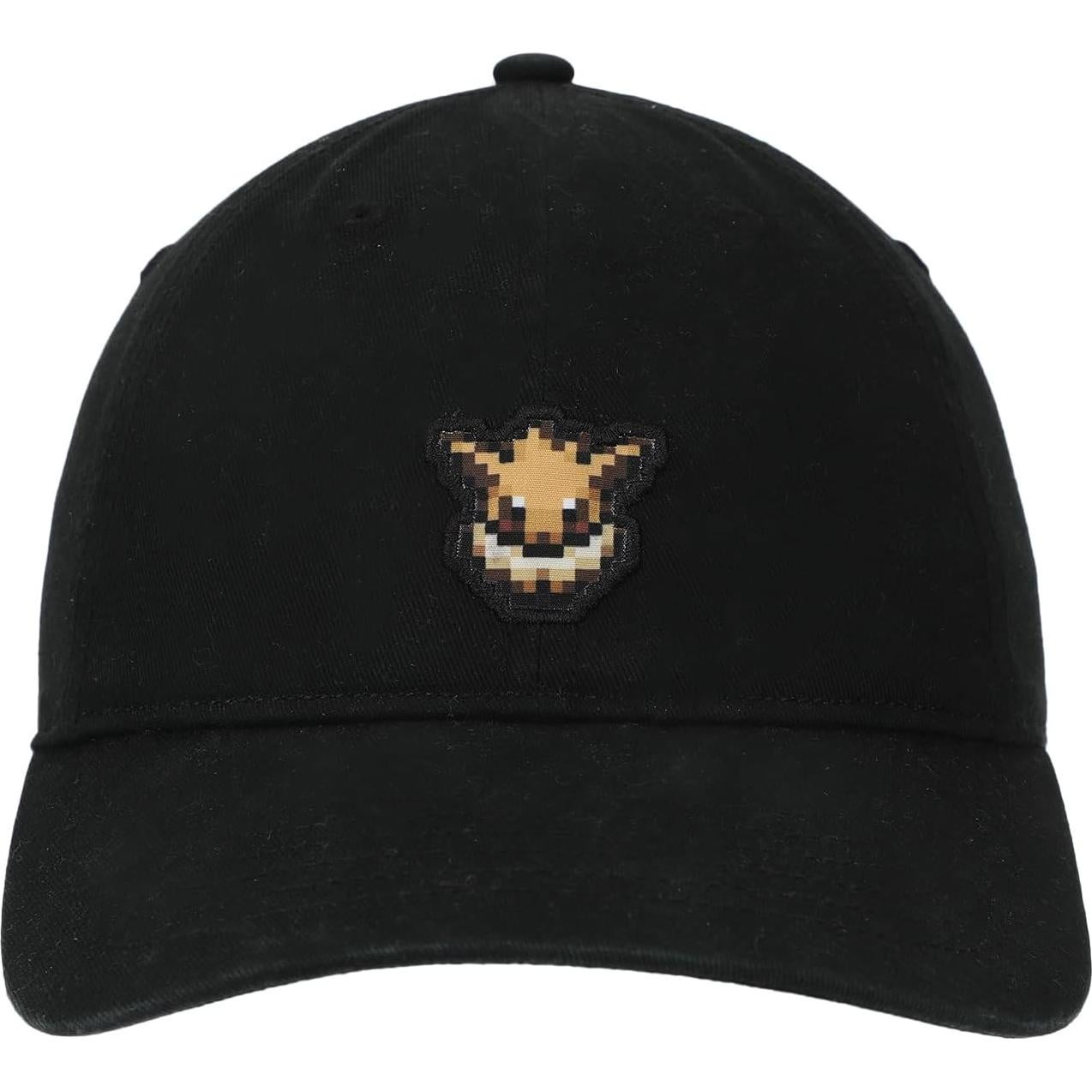 Gorra de béisbol negra Eevee Pokémon ajustable