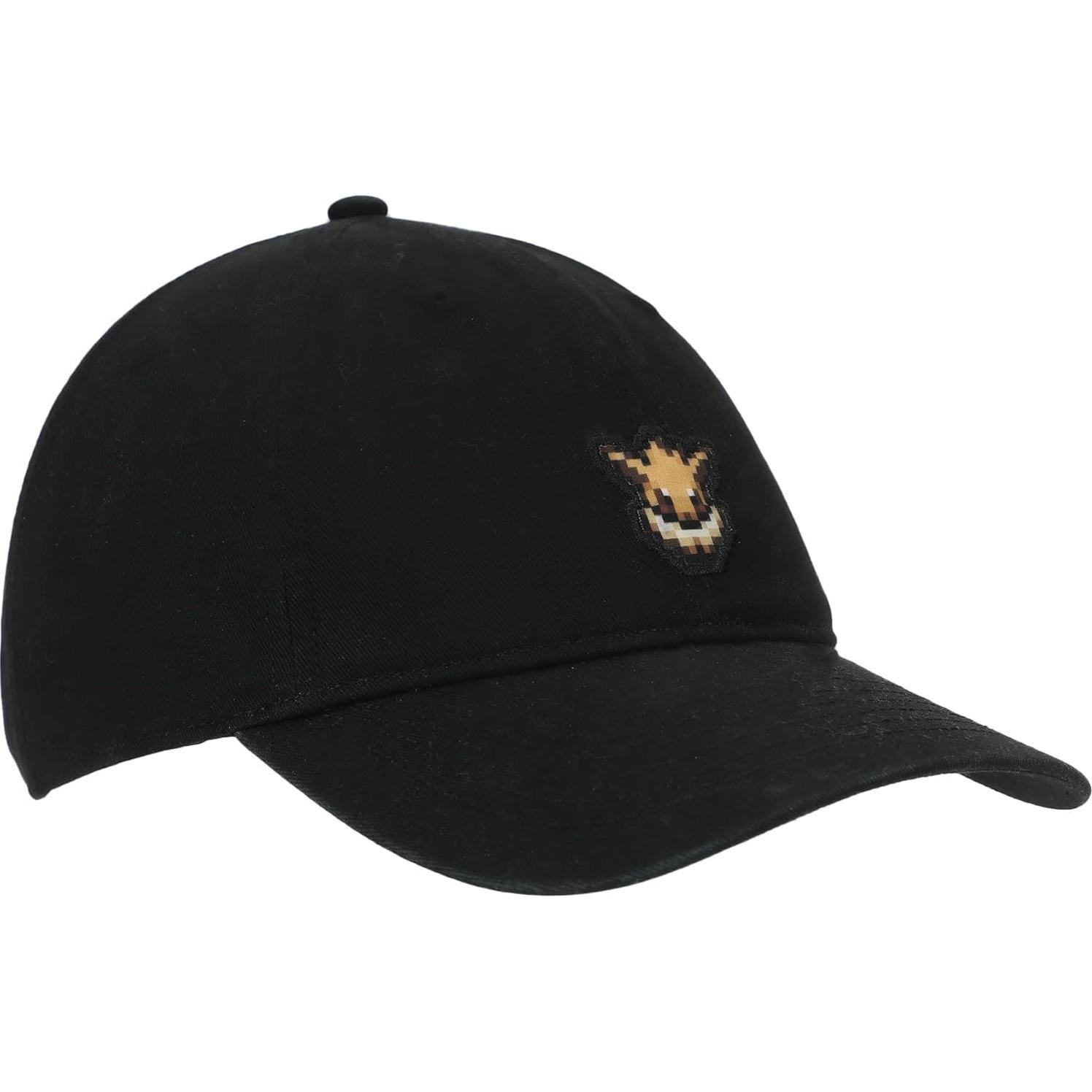 Gorra de béisbol negra Eevee Pokémon ajustable