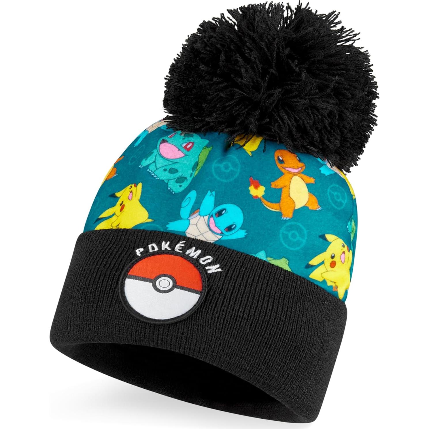 Conjunto de Invierno Pokemon para Niños - Gorro, Guantes y Bufanda