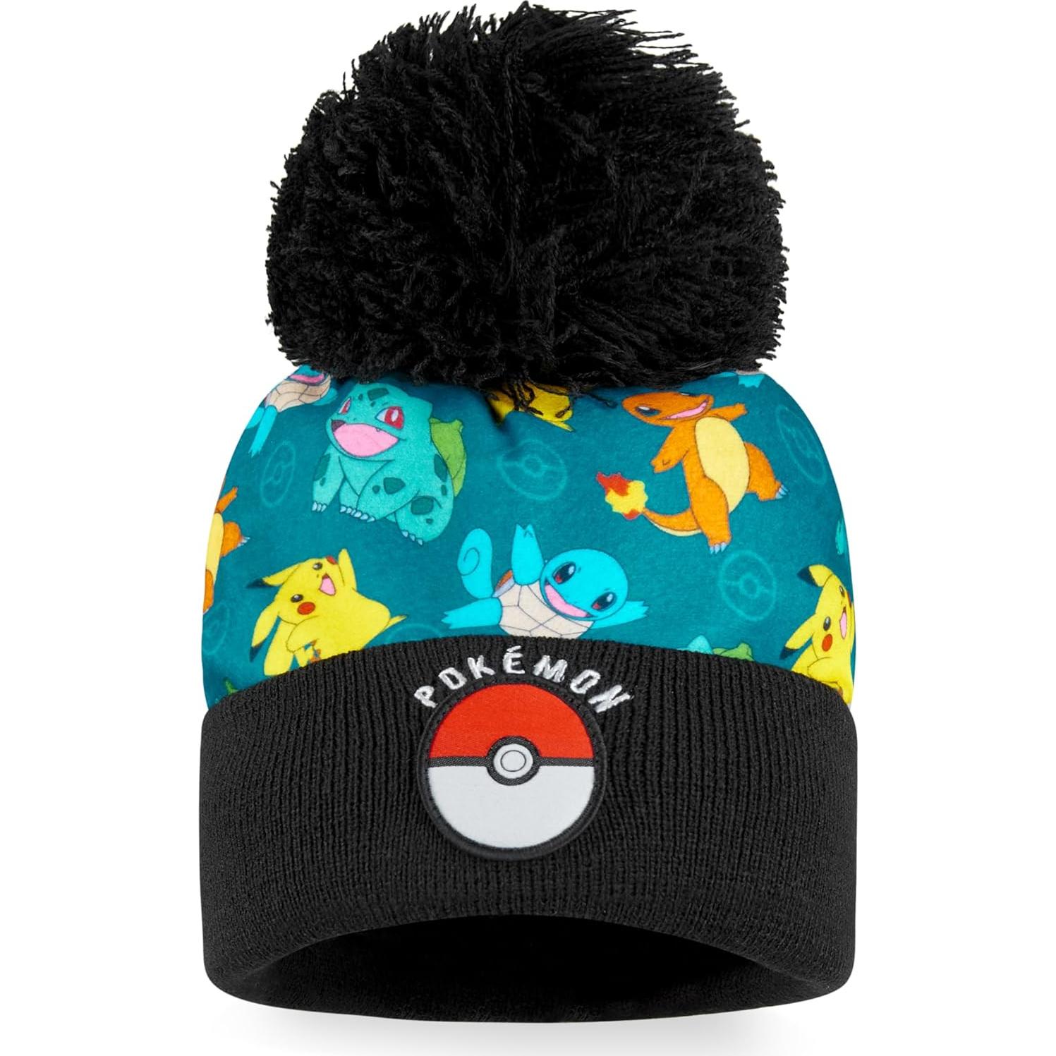 Conjunto de Invierno Pokemon para Niños - Gorro, Guantes y Bufanda