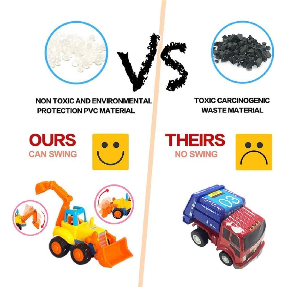 Conjunto de 4 Camiones de Juguete WIDELAND para Niños