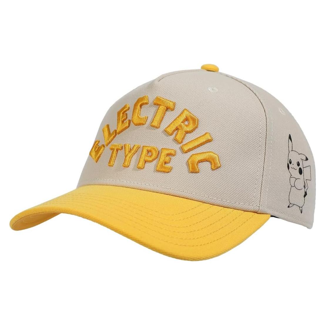 Gorra Snapback Bioworld Tipo Eléctrico Pokémon Ajustable