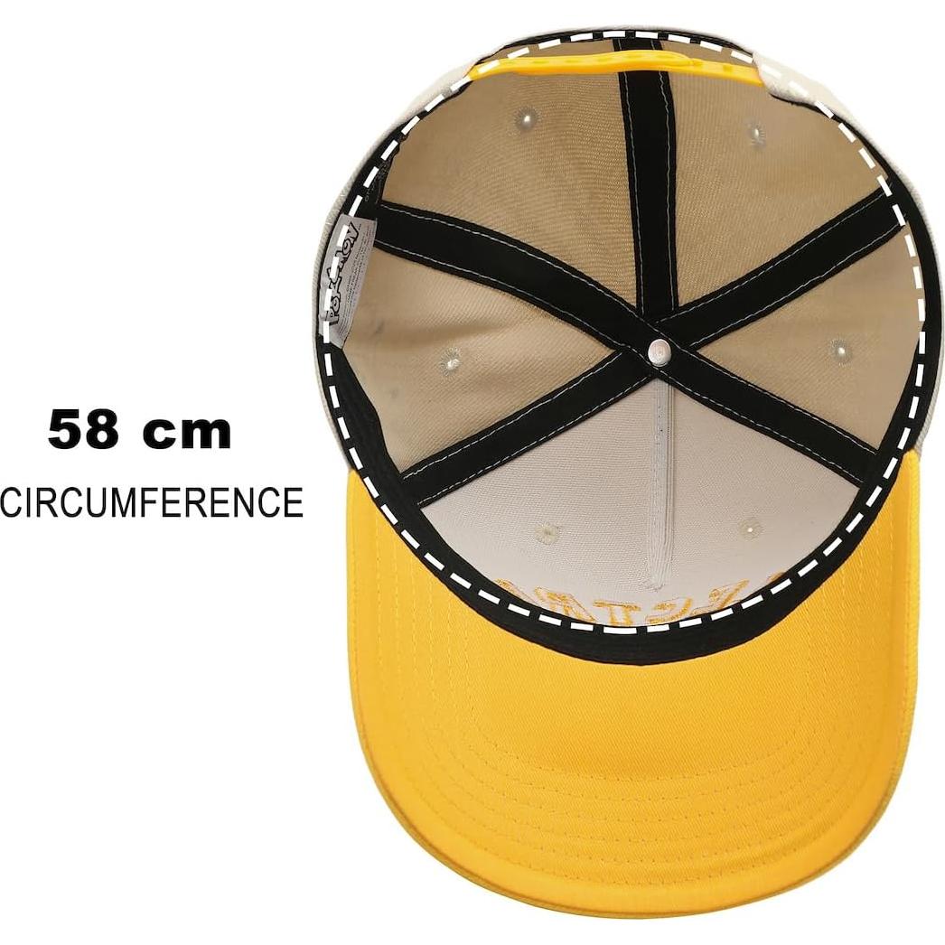 Gorra Snapback Bioworld Tipo Eléctrico Pokémon Ajustable