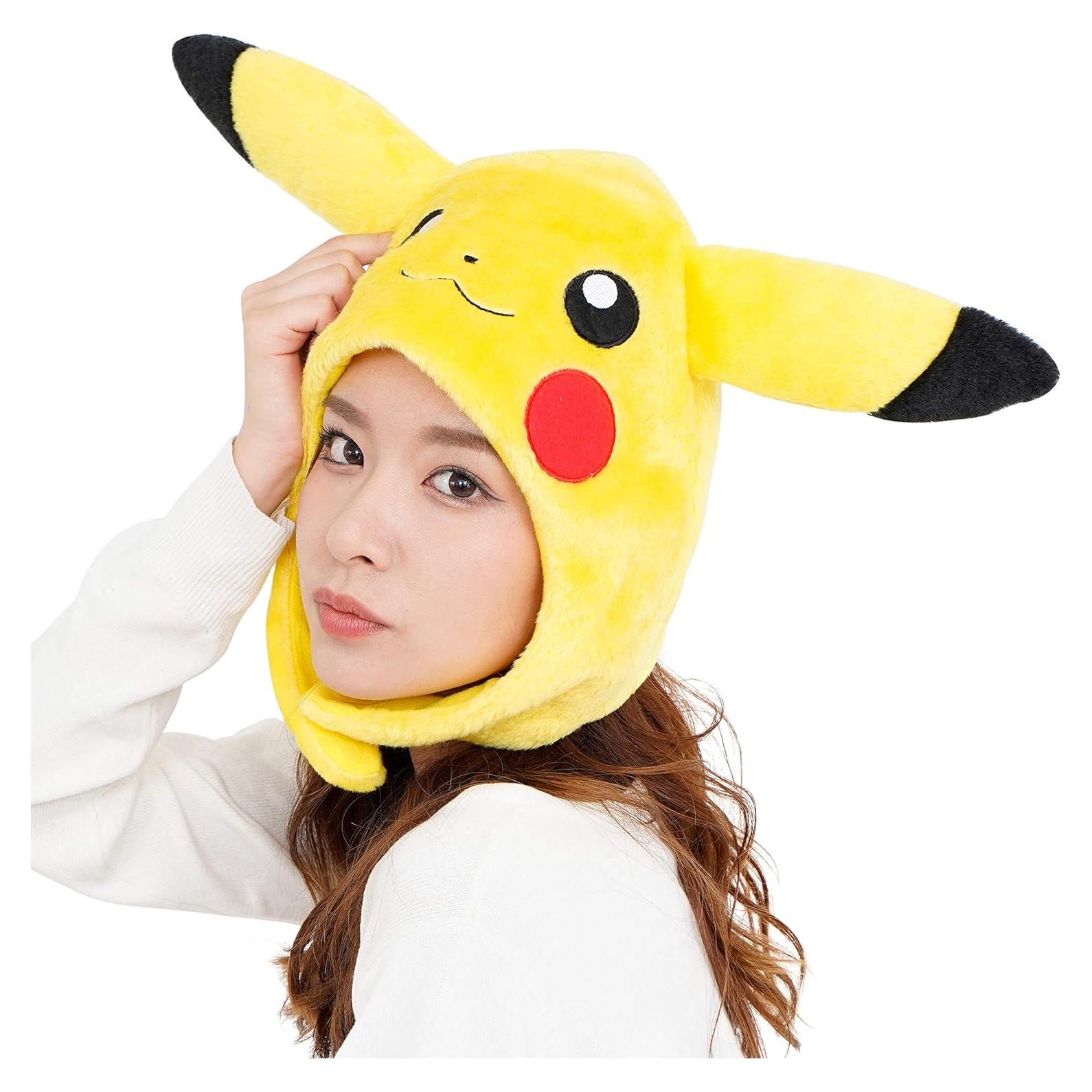 Sombrero Kigurumi Pikachu SAZAC - Gorro de Felpa Unisex