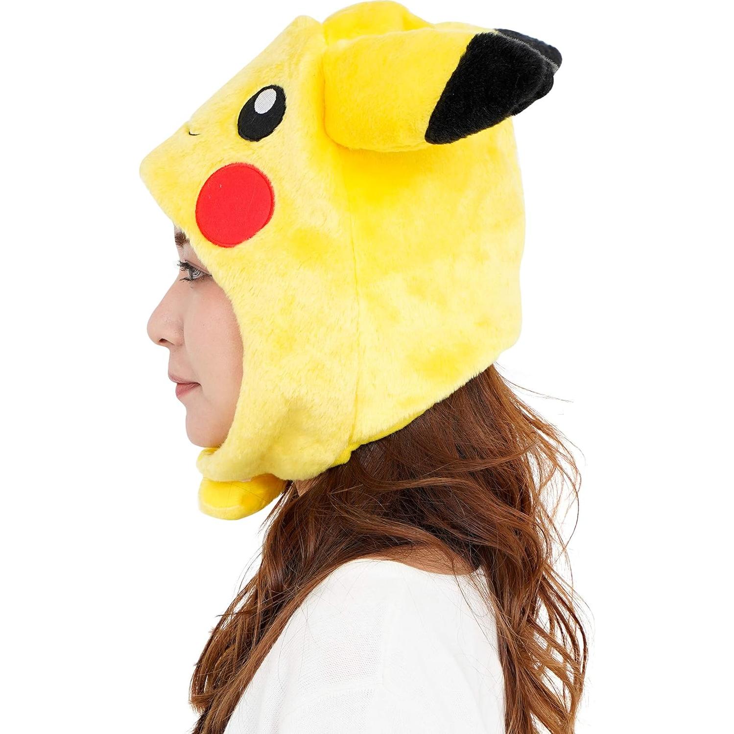 Sombrero Kigurumi Pikachu SAZAC - Gorro de Felpa Unisex