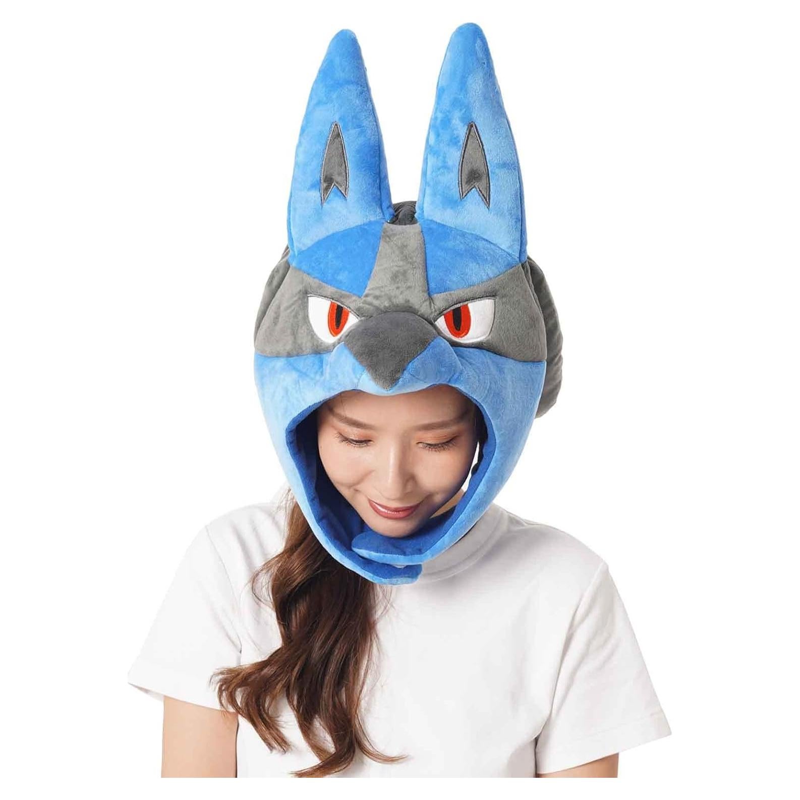 Gorro Kigurumi Lucario Pokemon SAZAC Azul para Adultos