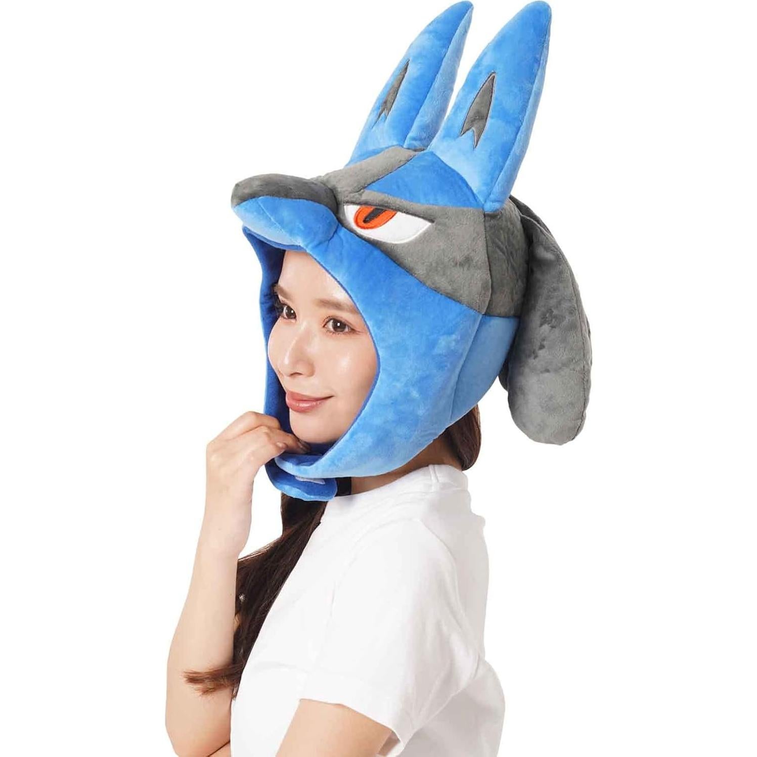Gorro Kigurumi Lucario Pokemon SAZAC Azul para Adultos