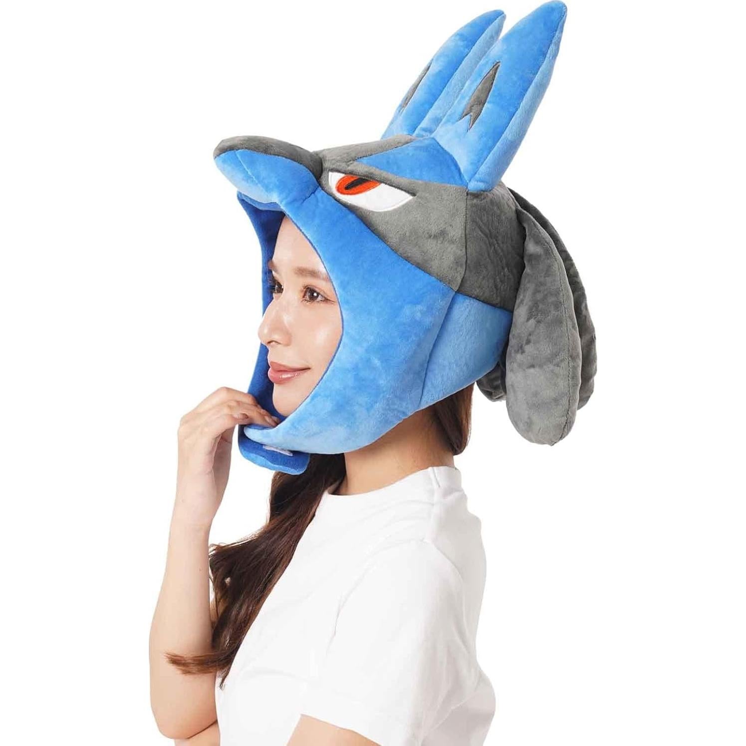 Gorro Kigurumi Lucario Pokemon SAZAC Azul para Adultos