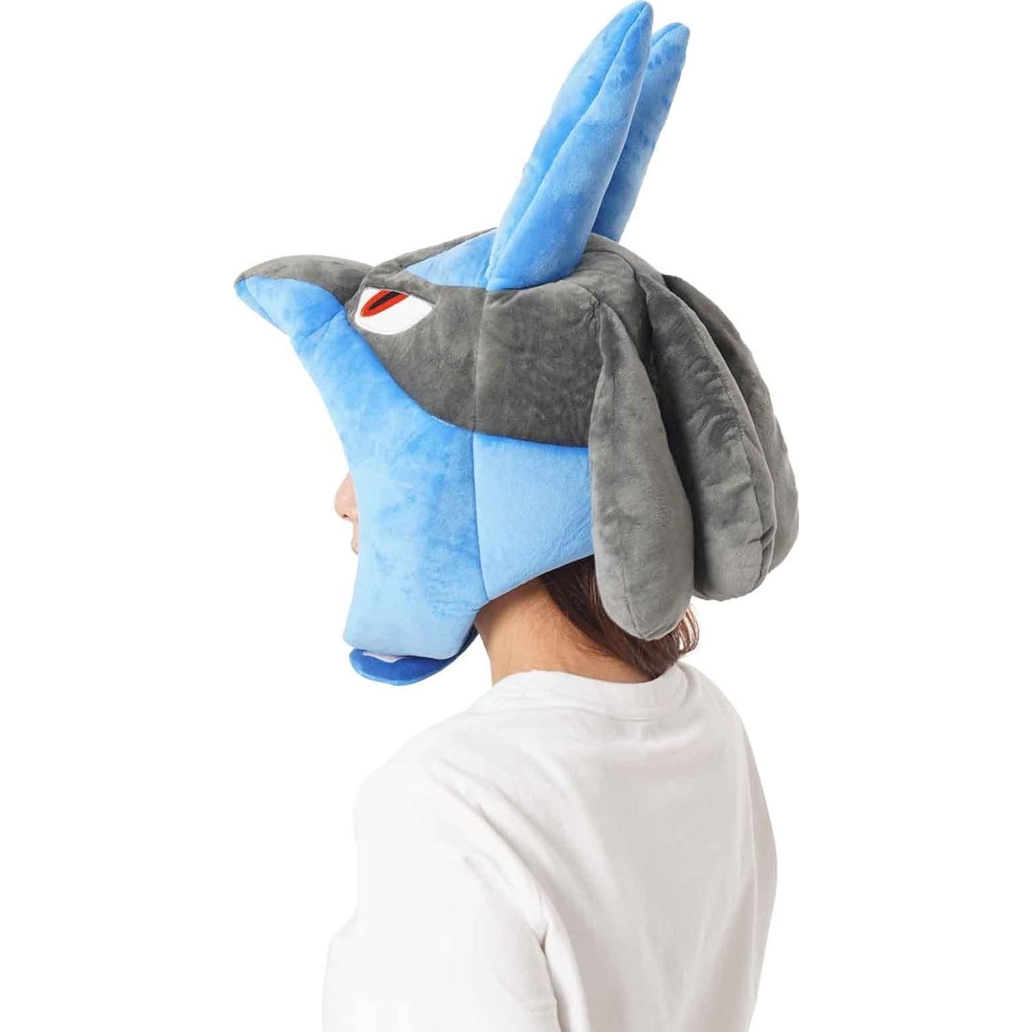 Gorro Kigurumi Lucario Pokemon SAZAC Azul para Adultos
