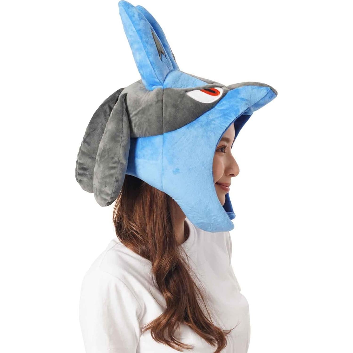 Gorro Kigurumi Lucario Pokemon SAZAC Azul para Adultos