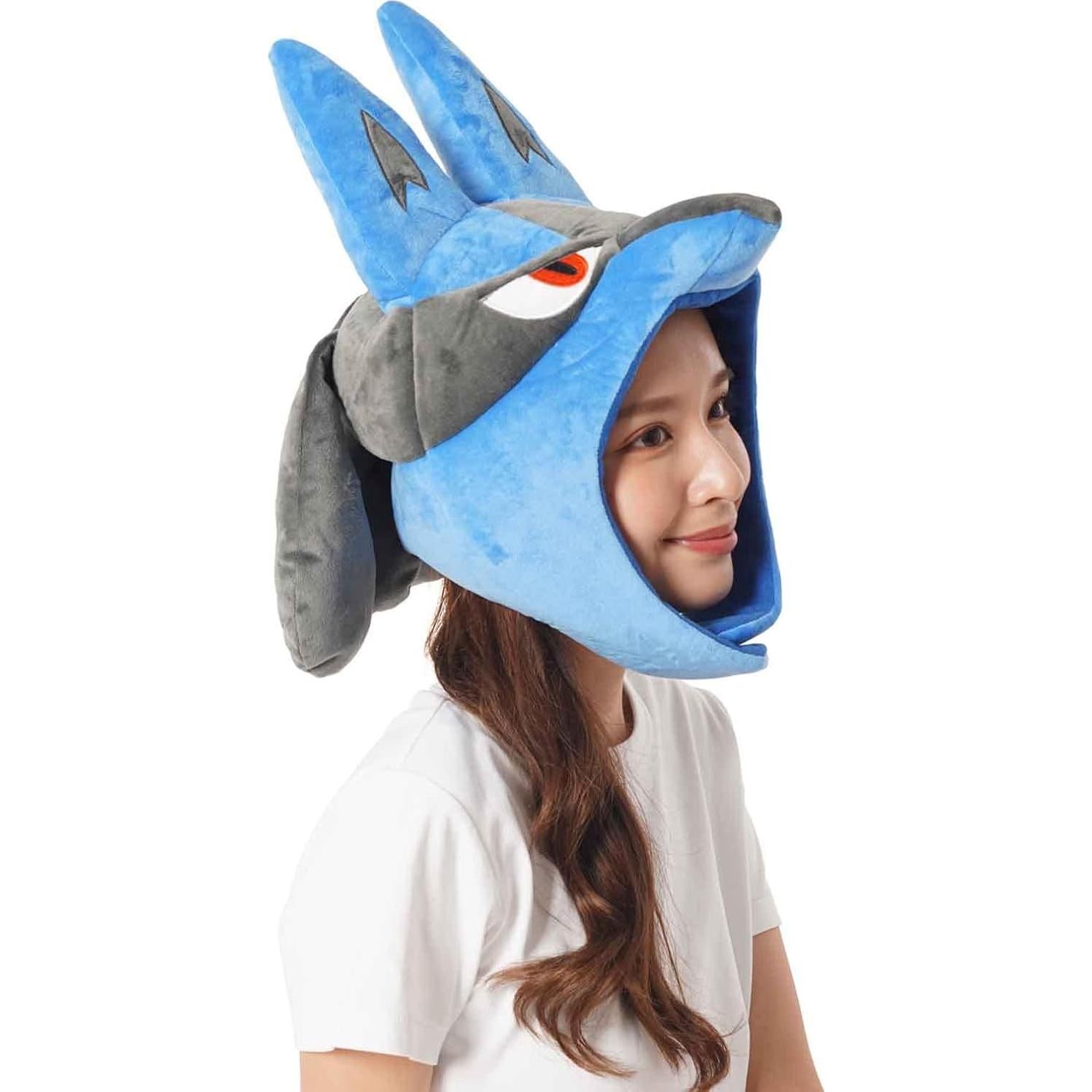Gorro Kigurumi Lucario Pokemon SAZAC Azul para Adultos