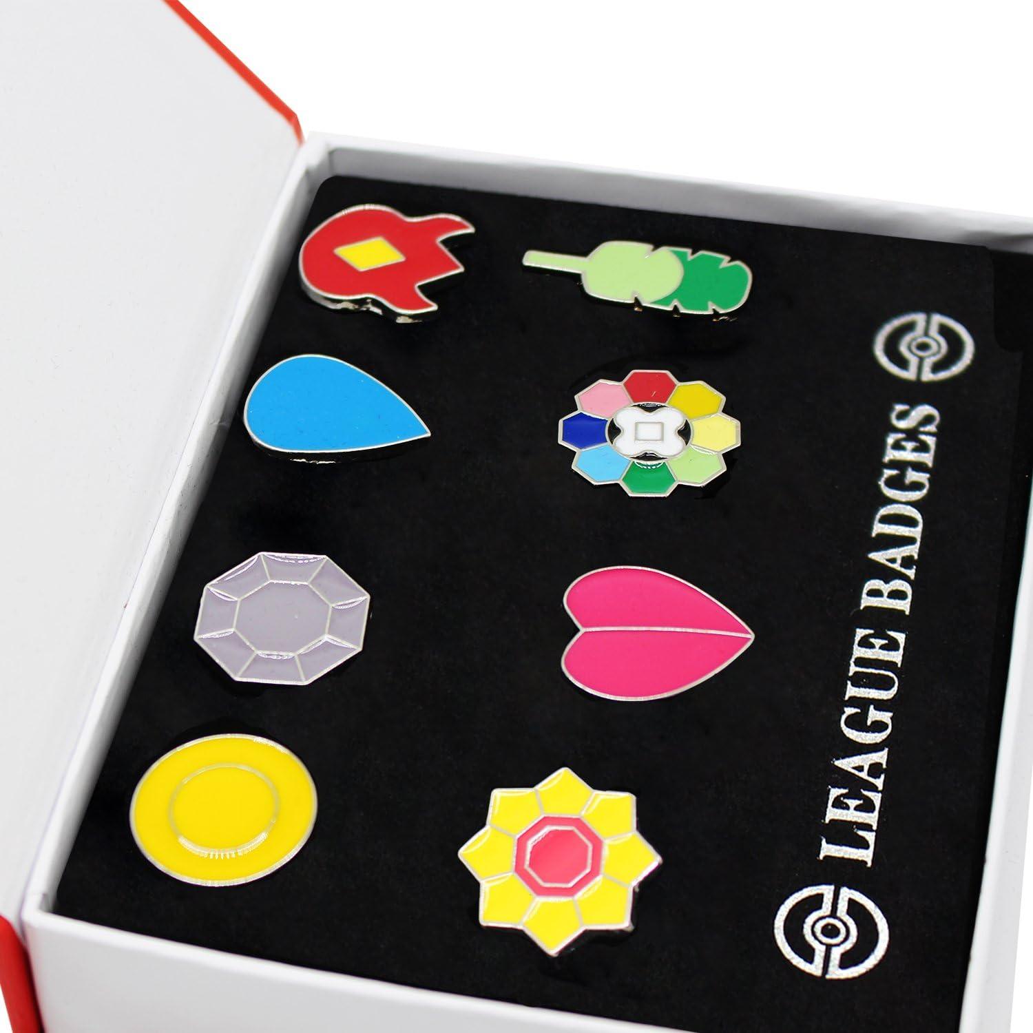 Conjunto de 8 Insignias de Gimnasio CHAOZI0 - Kanto