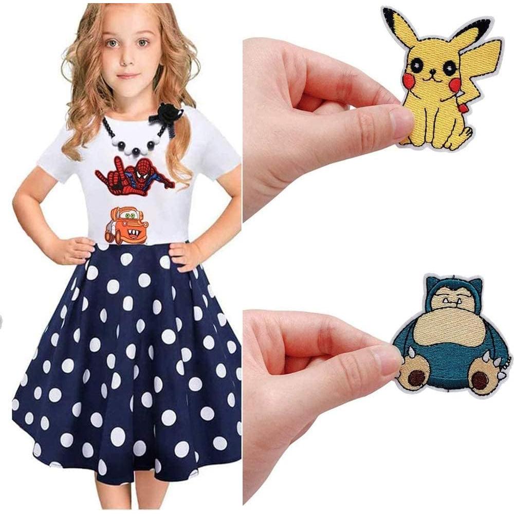 18 Parches Decorativos Nuguri para Planchar y Coser - Multicolor