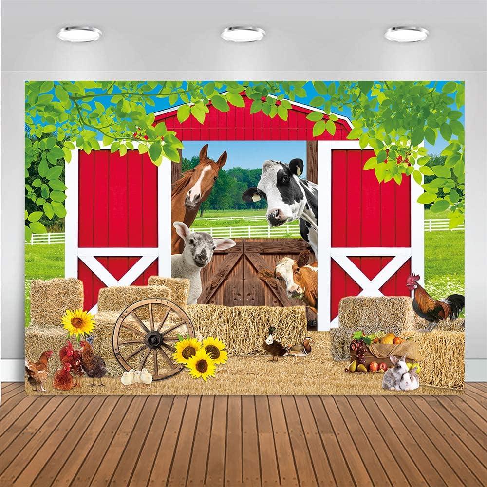 Fondo de Fiesta de Granja BAIFNEZ 210x150cm Colorido